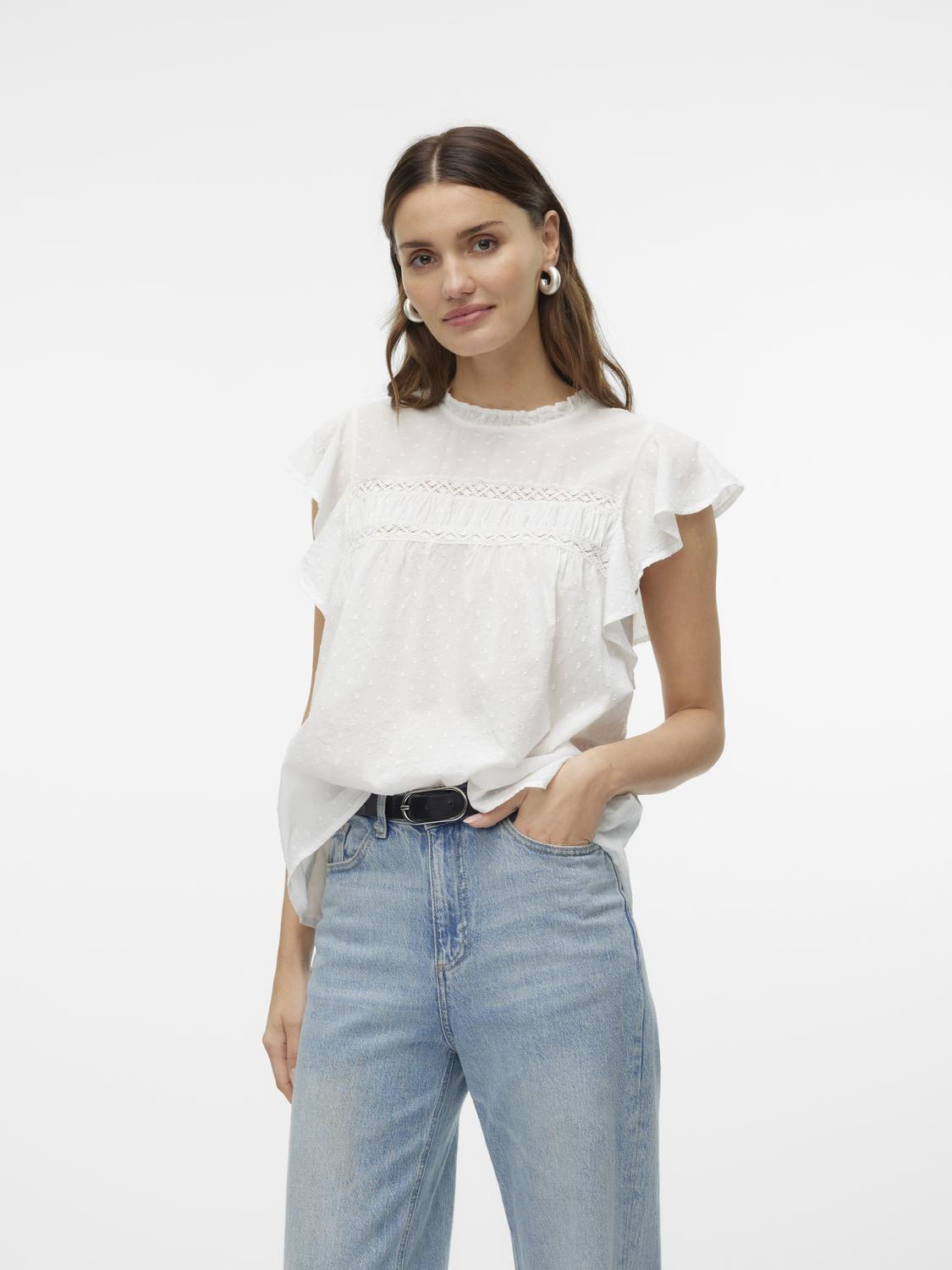 Vero Moda Blusenshirt »VMTRINE SL LACE TOP WVN NOOS« Vero Moda Blusenshirt »VMTRINE SL LACE TOP WVN NOOS« von Vero Moda