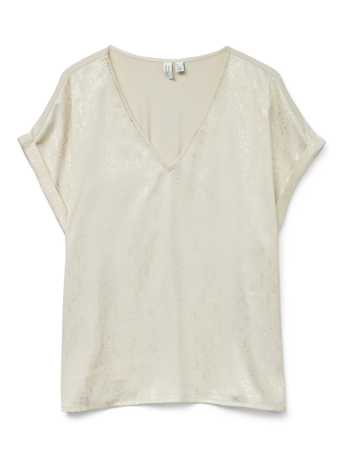 Vero Moda Blusentop »VMBALIA S/S V-NECK T-SHIRT WVN BTQ GA« von Vero Moda