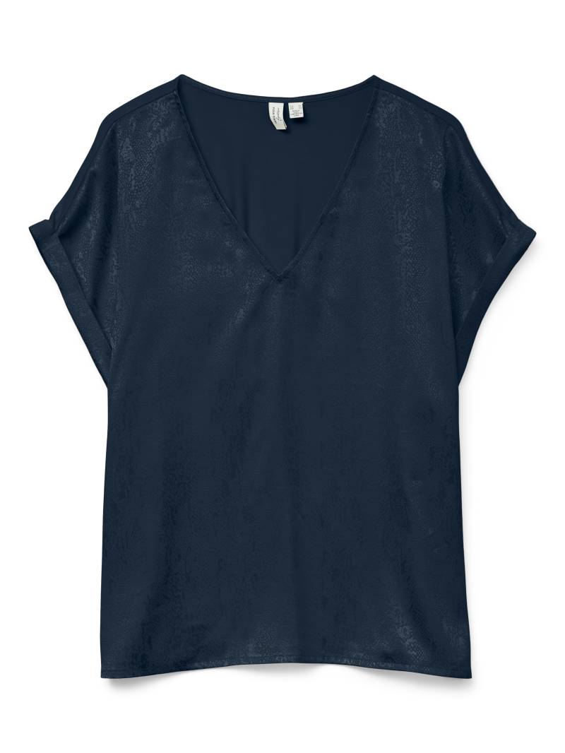 Vero Moda Blusentop »VMBALIA S/S V-NECK T-SHIRT WVN BTQ GA« von Vero Moda