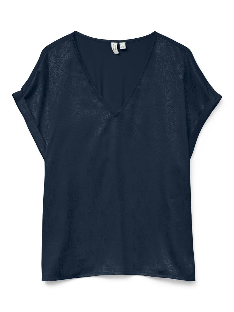 Vero Moda Blusentop »VMBALIA S/S V-NECK T-SHIRT WVN BTQ GA« von Vero Moda