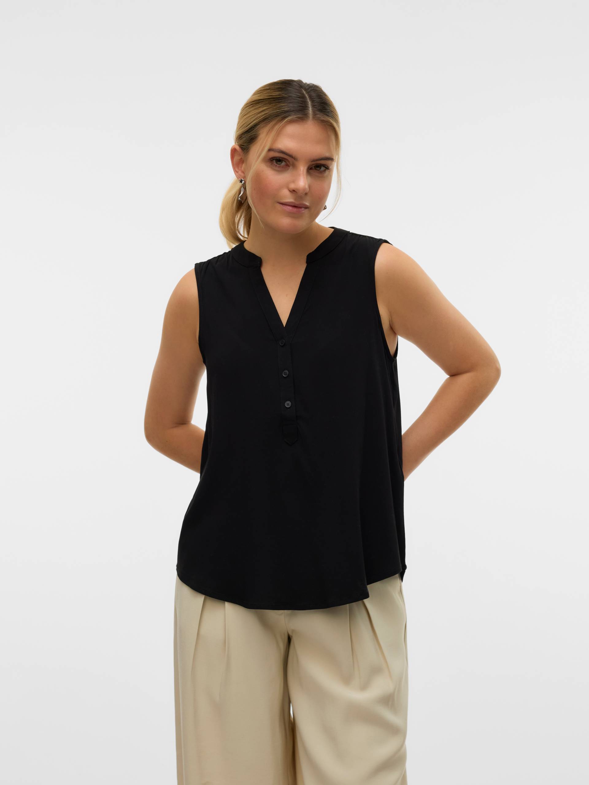 Vero Moda Blusentop »VMBELLA SL V-NECK TOP WVN GA NOOS« Vero Moda Blusentop »VMBELLA SL V-NECK TOP WVN GA NOOS« von Vero Moda