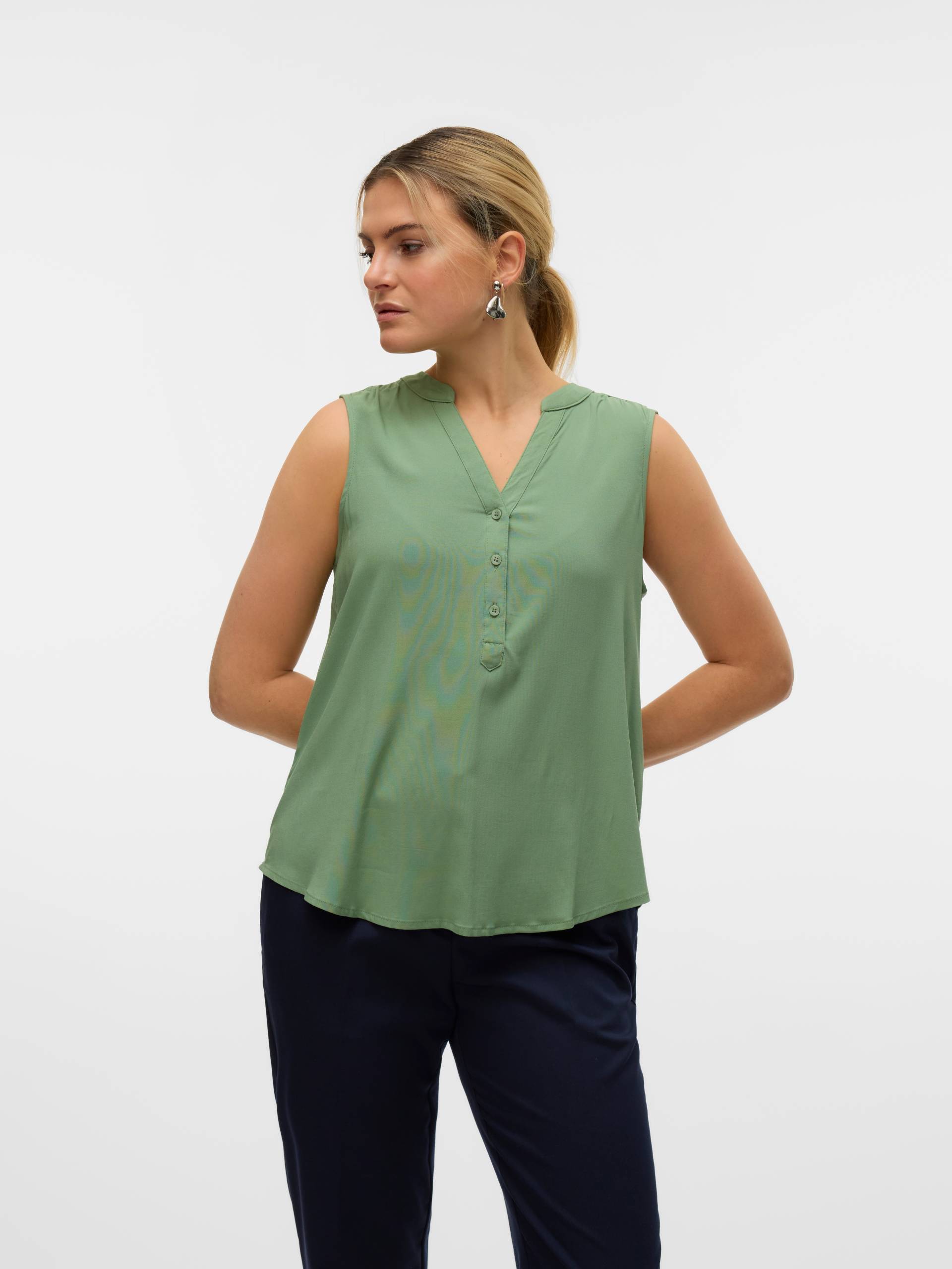 Vero Moda Blusentop »VMBELLA SL V-NECK TOP WVN GA NOOS« Vero Moda Blusentop »VMBELLA SL V-NECK TOP WVN GA NOOS« von Vero Moda