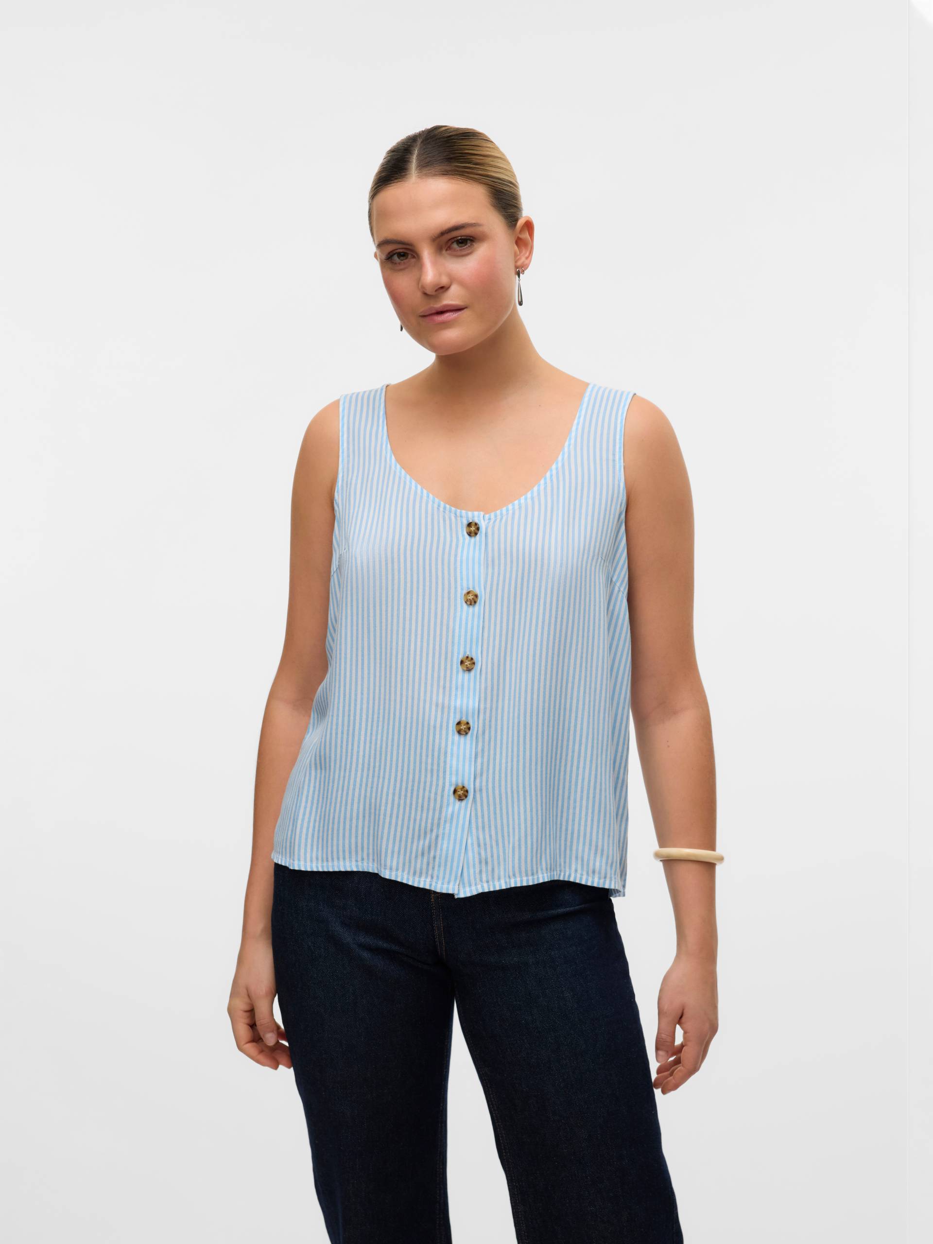 Vero Moda Blusentop »VMBUMPY SL SHIRT WVN GA NOOS« von Vero Moda