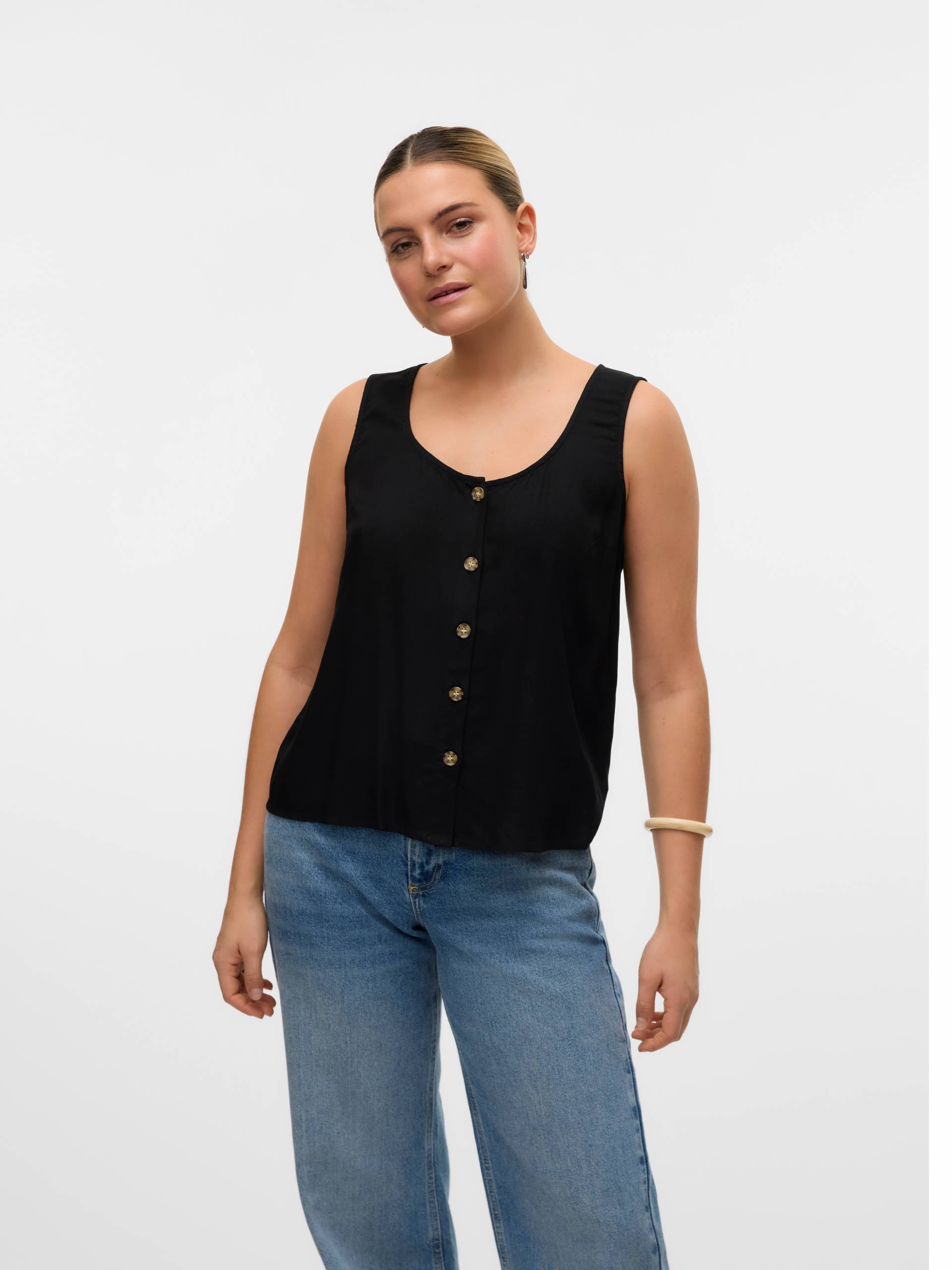 Vero Moda Blusentop »VMBUMPY SL SHIRT WVN GA NOOS« von Vero Moda