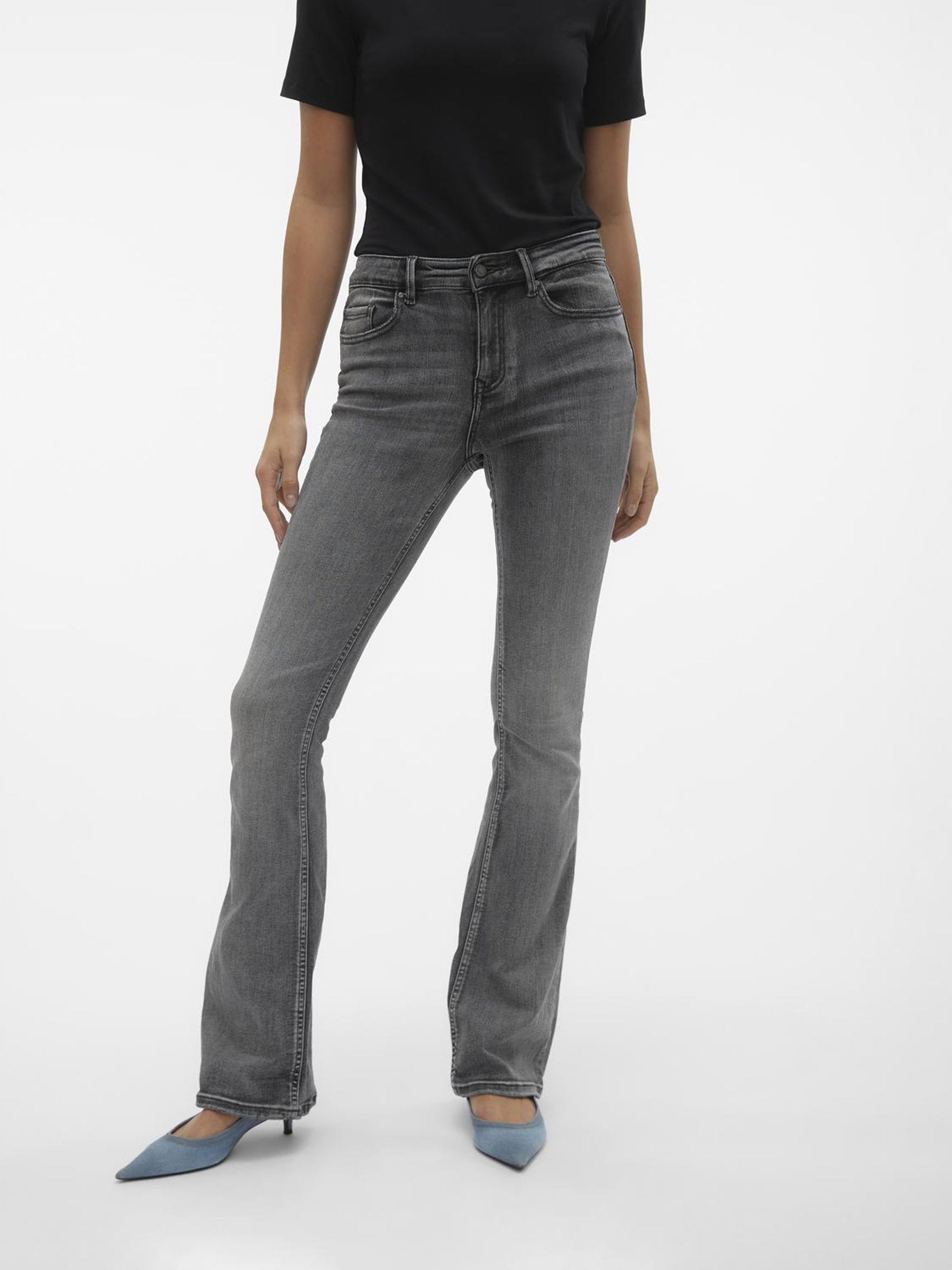 Vero Moda Bootcut-Jeans »VMFLASH MR FLARED JEANS LI213 GA NOOS« von Vero Moda