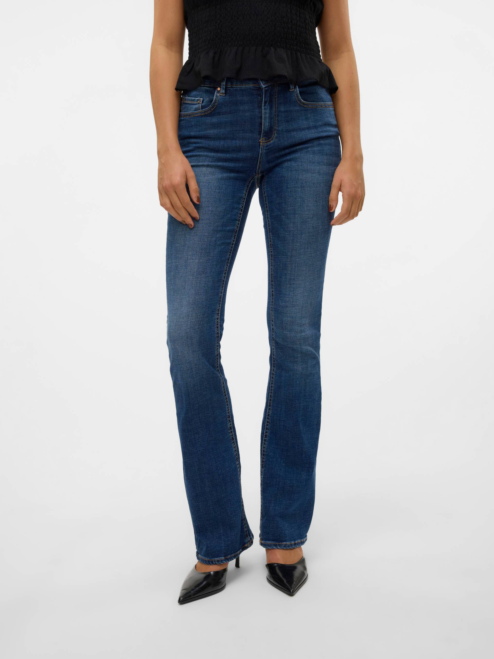 Vero Moda Bootcut-Jeans »VMFLASH MR FLARED JEANS LI3110 GA NOOS« von Vero Moda