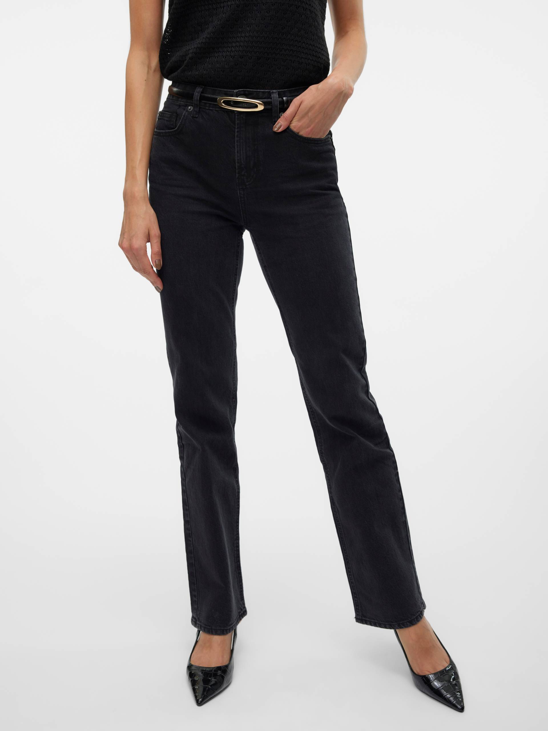 Vero Moda Gerade Jeans »VMTESSA HR STRAIGHT JEANS LI134 GA NOOS« von Vero Moda