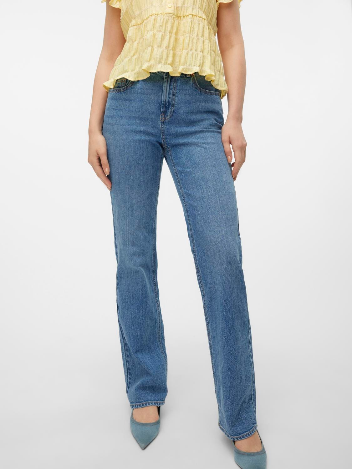 Vero Moda Gerade Jeans »VMTESSA HR STRAIGHT JEANS LI3114 GA NOOS« von Vero Moda