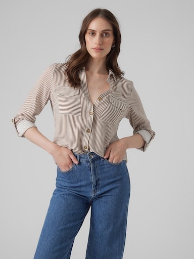 Vero Moda Hemdbluse »VMBUMPY L/S SHIRT NEW WVN GA NOOS« Vero Moda Hemdbluse »VMBUMPY L/S SHIRT NEW WVN GA NOOS« von Vero Moda