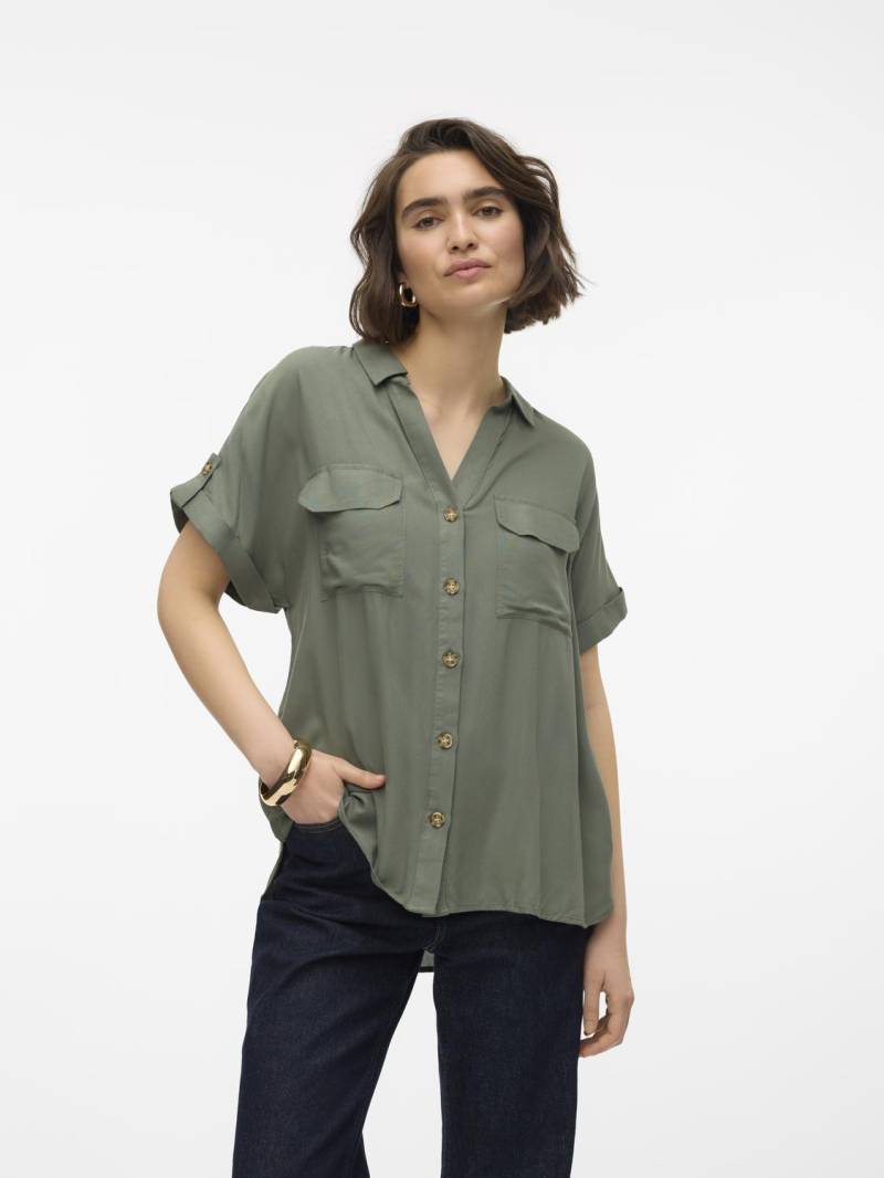 Vero Moda Hemdbluse »VMBUMPY S/S SHIRT WVN GA NOOS« von Vero Moda