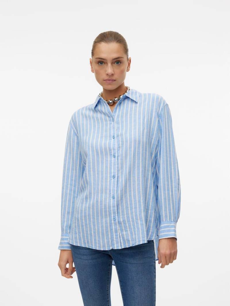 Vero Moda Hemdbluse »VMLINN LINEN LS SHIRT WVN NOOS«, hochwertige Qaulität mit Leinen von Vero Moda