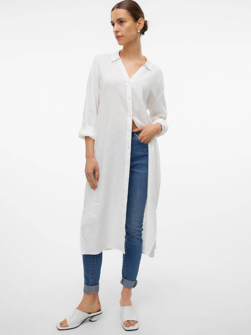 Vero Moda Hemdblusenkleid »VMLINN LOOSE CALF SHIRT WVN NOOS« von Vero Moda