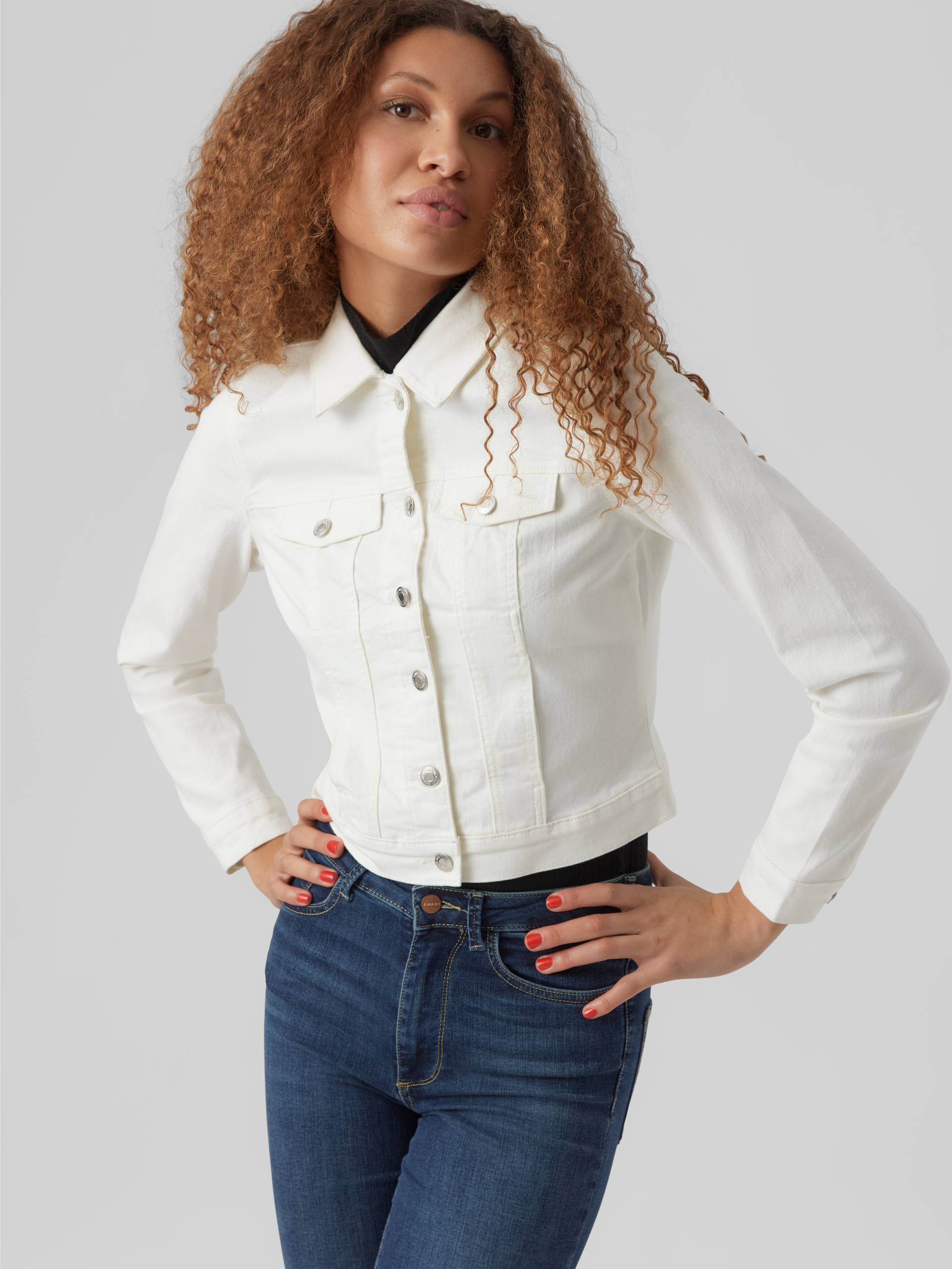 Vero Moda Jeansjacke »VMLUNA LS SLIM DNM JACKET MIX GA NOOS« von Vero Moda