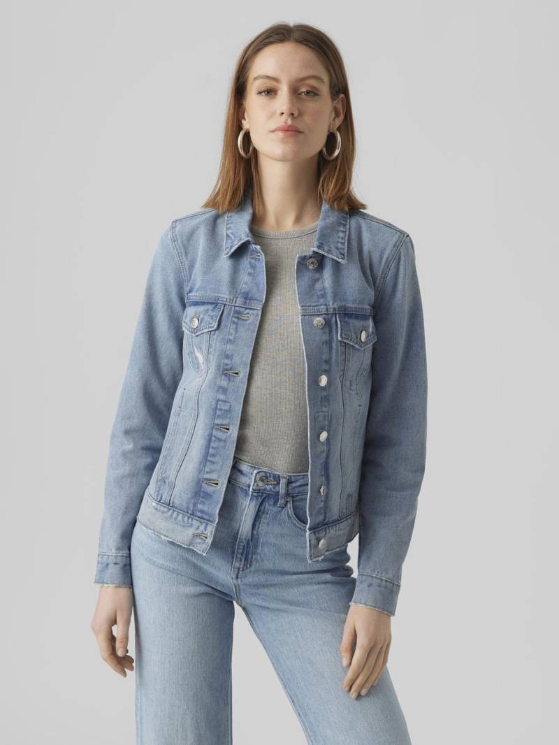 Vero Moda Jeansjacke »VMZORICA LS DENIM JACKET MIX NOOS«, mit leichten Destroyed Effekten von Vero Moda