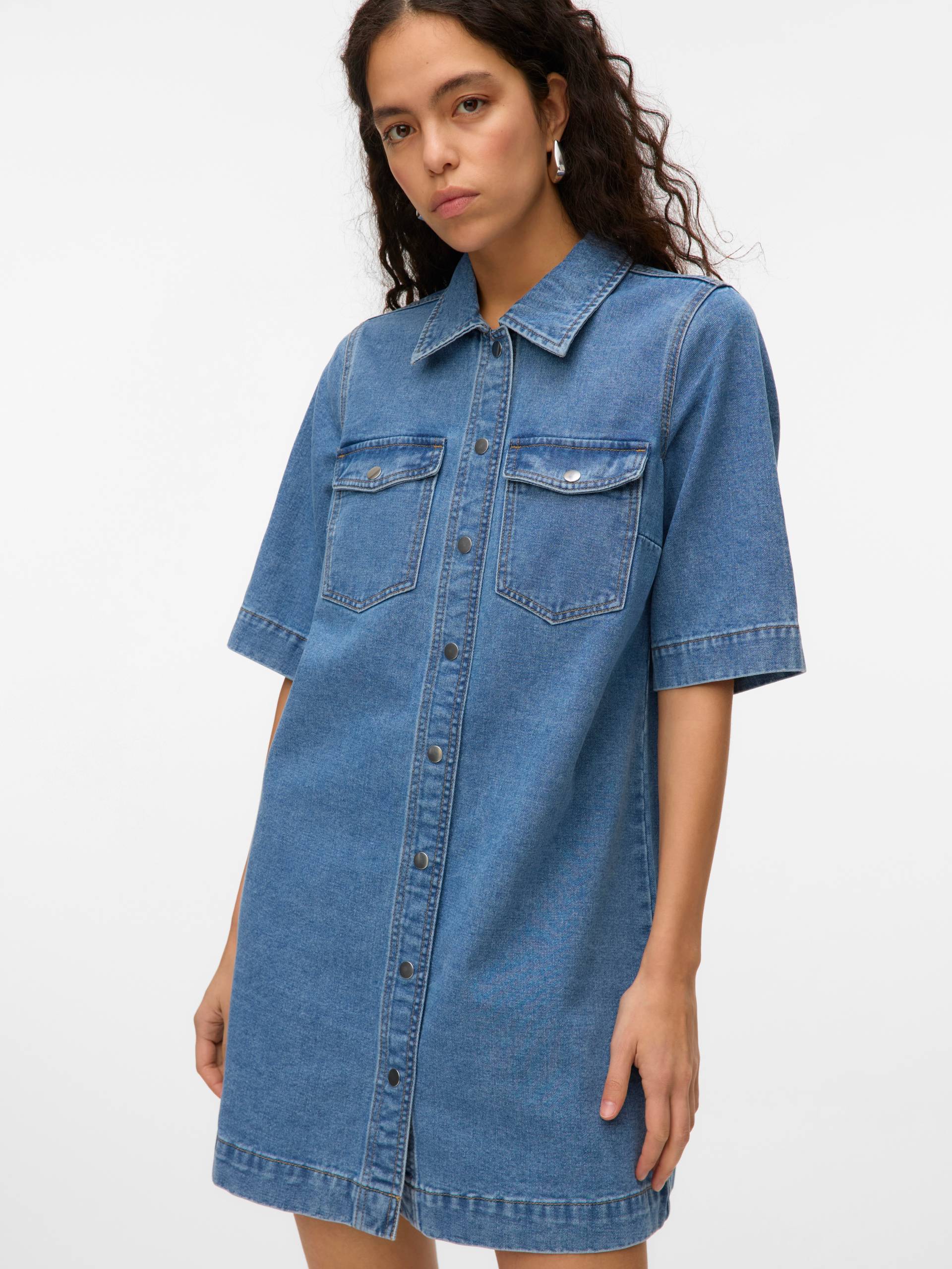 Vero Moda Jeanskleid »VMFENJA 2/4 SHORT DENIM DRESS GA NOOS« Vero Moda Jeanskleid »VMFENJA 2/4 SHORT DENIM DRESS GA NOOS« von Vero Moda