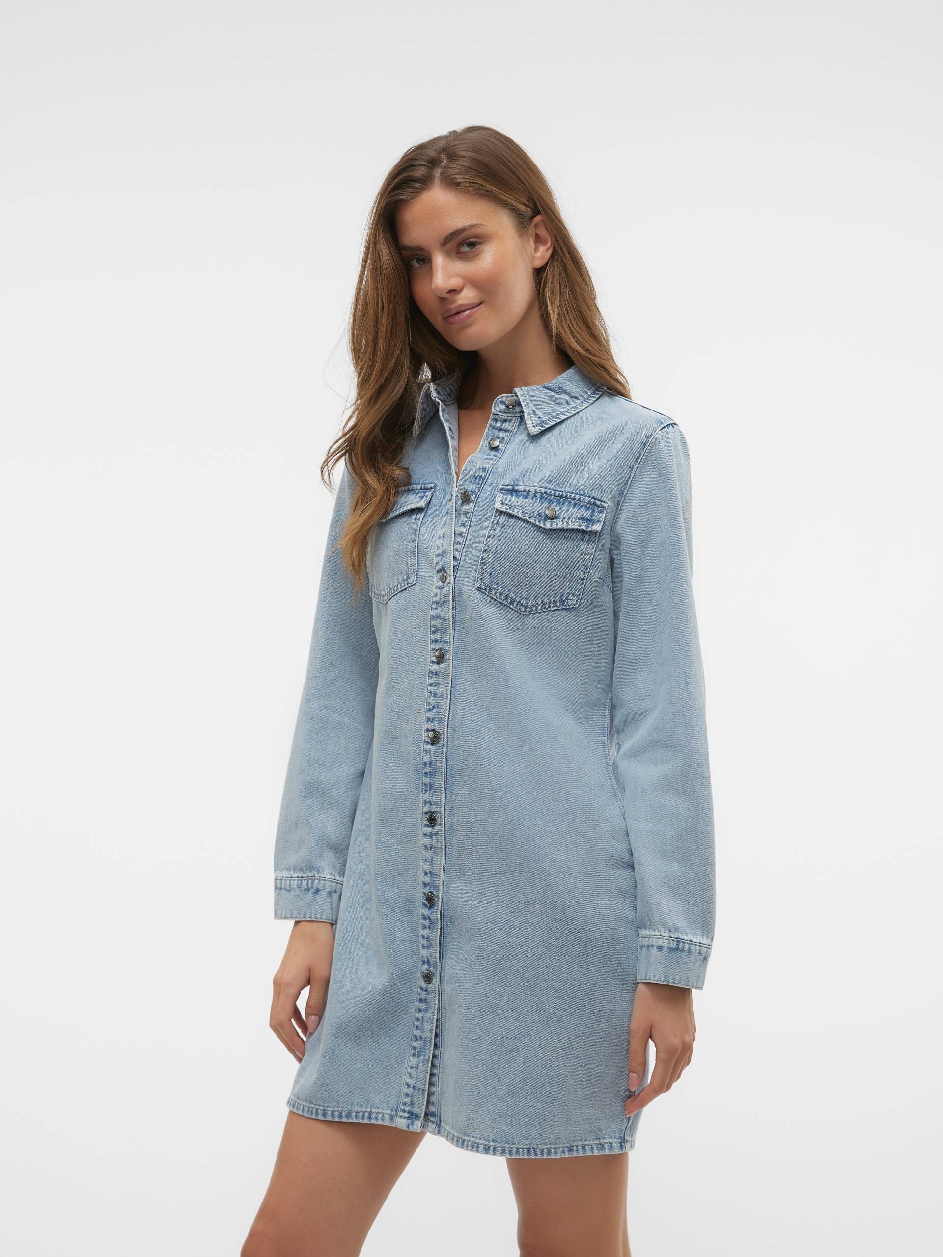 Vero Moda Jeanskleid »VMJENNIE LS SHORT DENIM DRESS GA NOOS« von Vero Moda