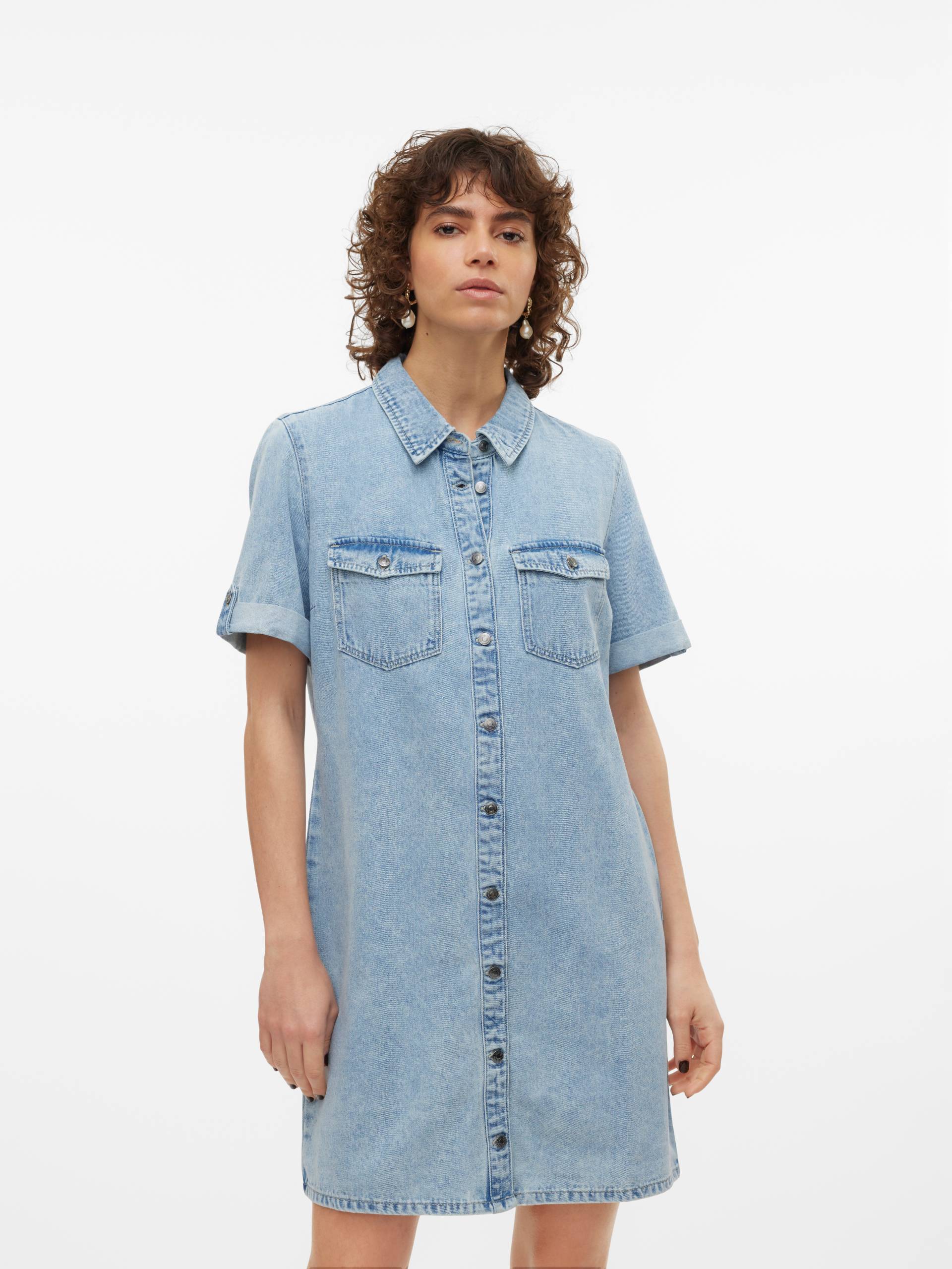 Vero Moda Jeanskleid »VMJENNIE SS SHORT DENIM DRESS NOOS« von Vero Moda