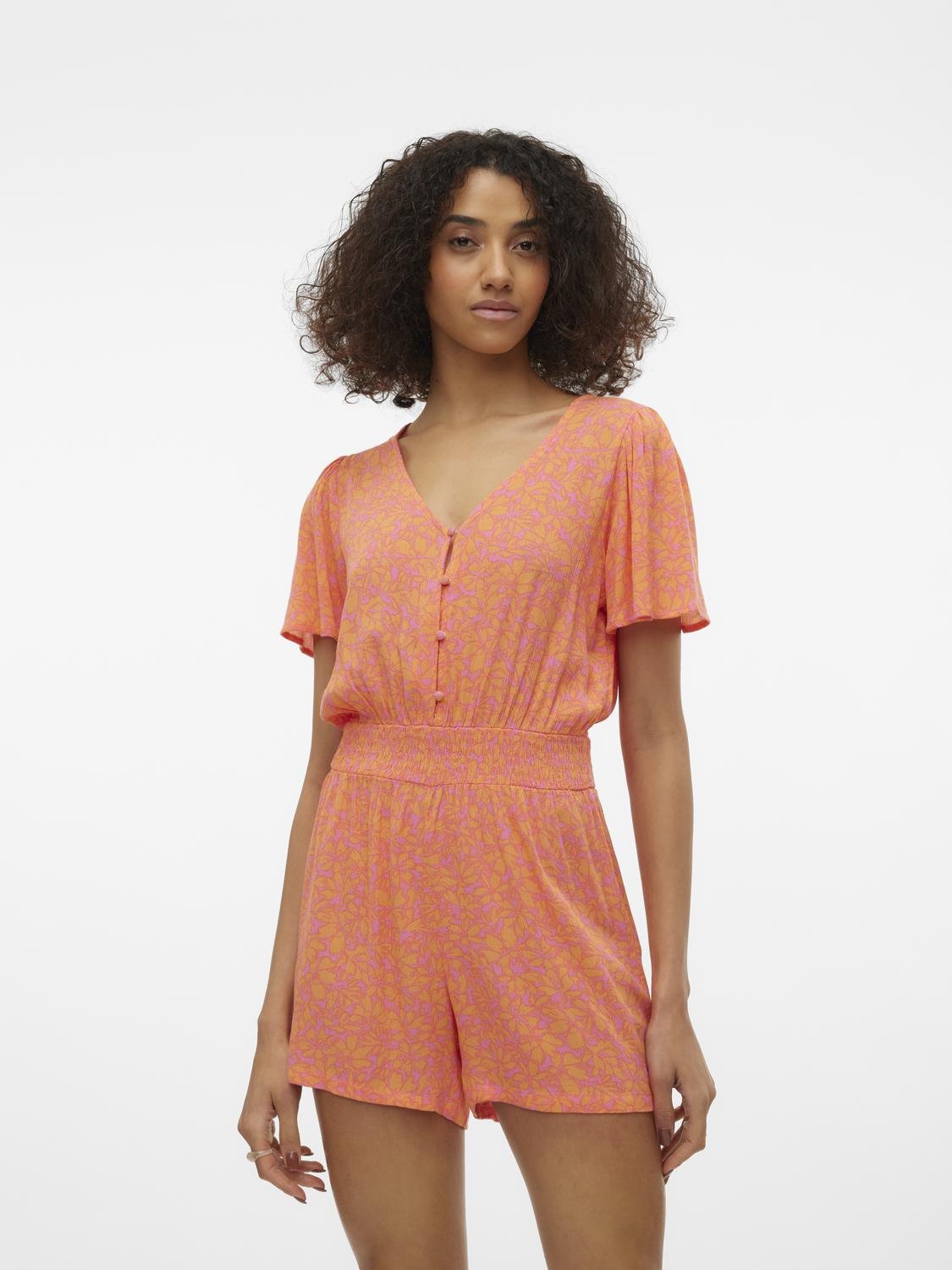Vero Moda Jumpsuit »VMMENNY V-NECK SS PLAYSUIT WWN GA« Vero Moda Jumpsuit »VMMENNY V-NECK SS PLAYSUIT WWN GA« von Vero Moda