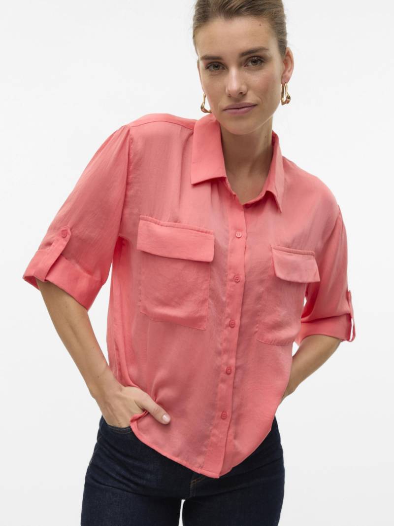 Vero Moda Kurzarmbluse »VMFABIANA 3/4 SHIRT VMA NOOS« von Vero Moda