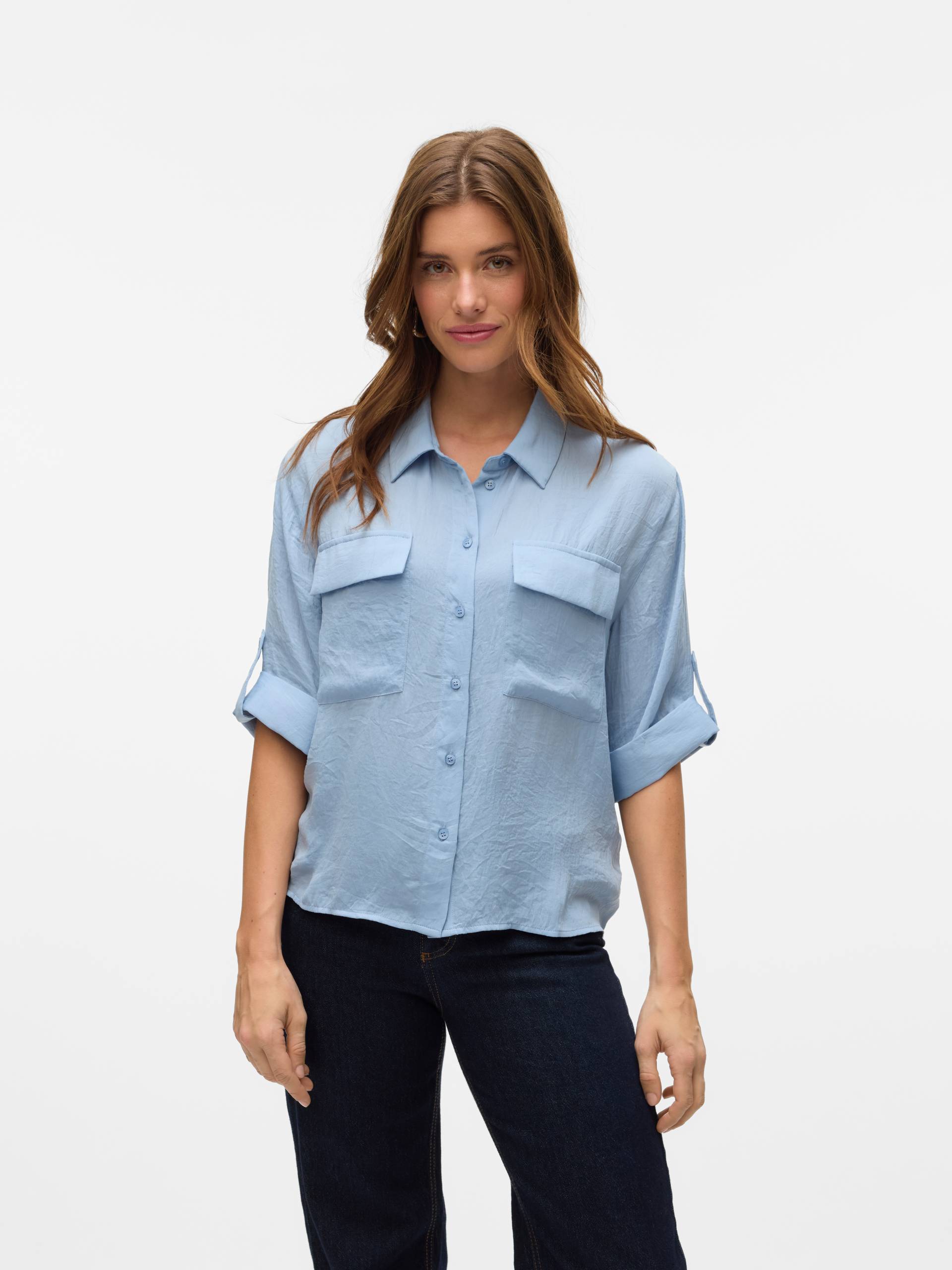 Vero Moda Kurzarmbluse »VMFABIANA 3/4 SHIRT VMA NOOS« Vero Moda Kurzarmbluse »VMFABIANA 3/4 SHIRT VMA NOOS« von Vero Moda