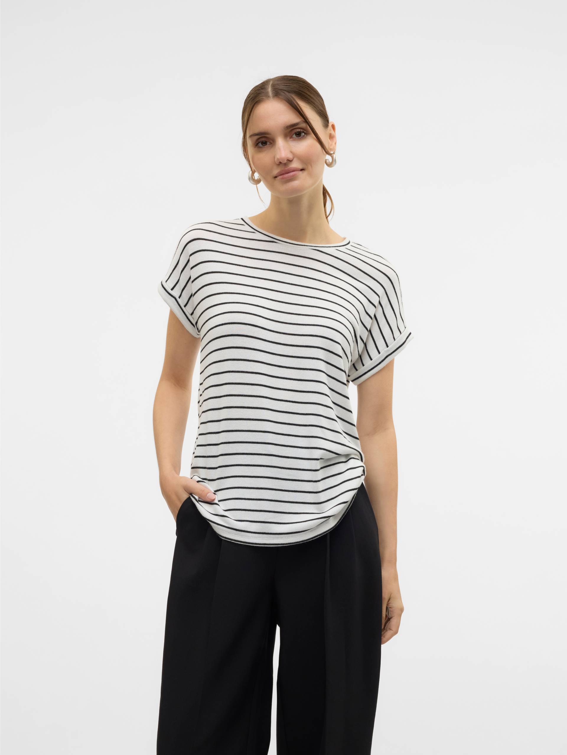 Vero Moda Kurzarmpullover »VMBRIANNA SS O-NECK PULLOVER BOO REP« Vero Moda Kurzarmpullover »VMBRIANNA SS O-NECK PULLOVER BOO REP« von Vero Moda