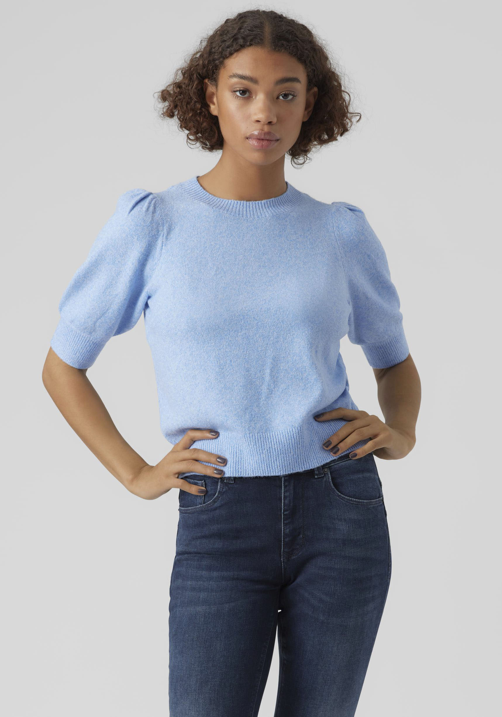 Vero Moda Kurzarmpullover »VMDOFFY 2/4 O-NECK PULLOVER GA NOOS« Vero Moda Kurzarmpullover »VMDOFFY 2/4 O-NECK PULLOVER GA NOOS« von Vero Moda