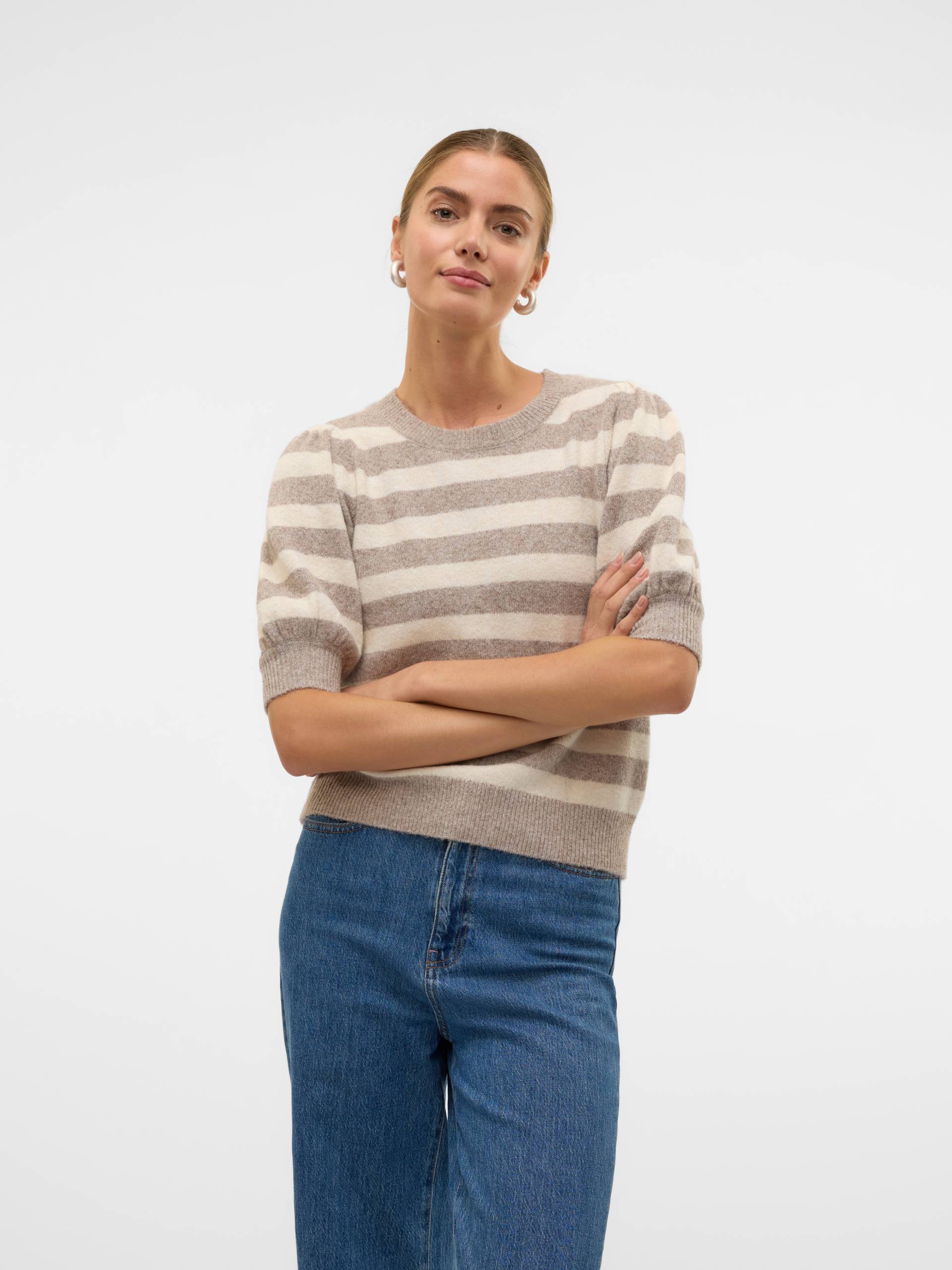 Vero Moda Kurzarmpullover »VMDOFFY 2/4 O-NECK PULLOVER GA NOOS« Vero Moda Kurzarmpullover »VMDOFFY 2/4 O-NECK PULLOVER GA NOOS« von Vero Moda