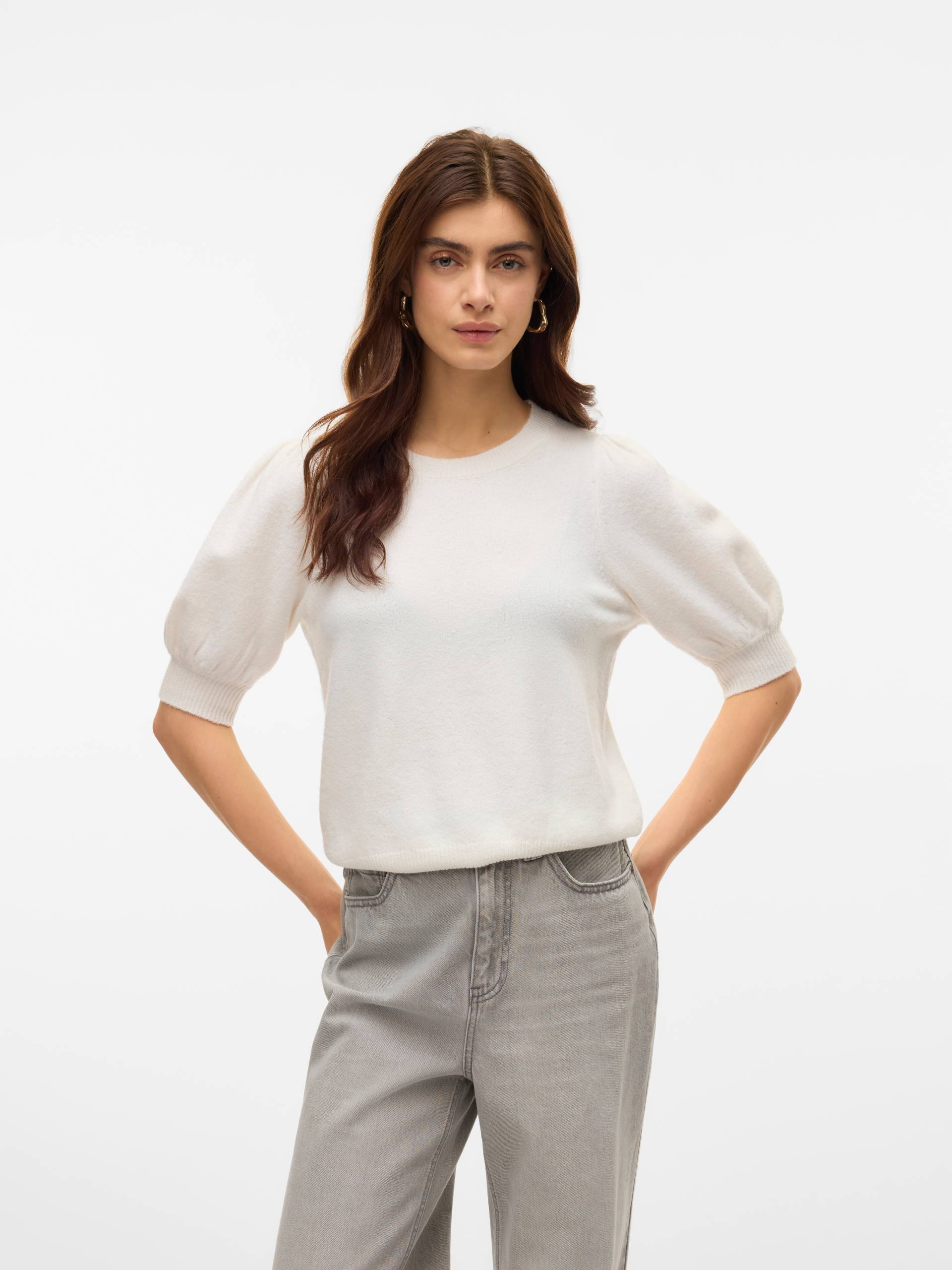 Vero Moda Kurzarmpullover »VMDOFFY 2/4 O-NECK PULLOVER GA NOOS« Vero Moda Kurzarmpullover »VMDOFFY 2/4 O-NECK PULLOVER GA NOOS« von Vero Moda