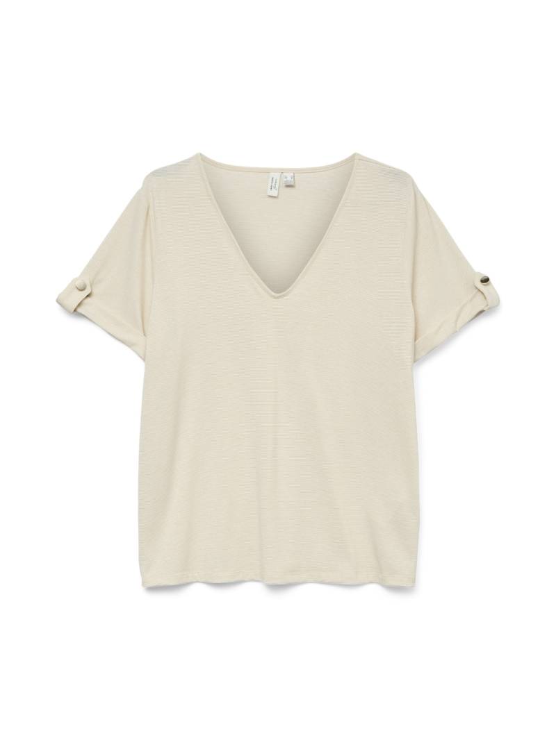 Vero Moda Kurzarmshirt »VMBAILEY S/S V-NECK T-SHIRT JRS BTQ GA« von Vero Moda