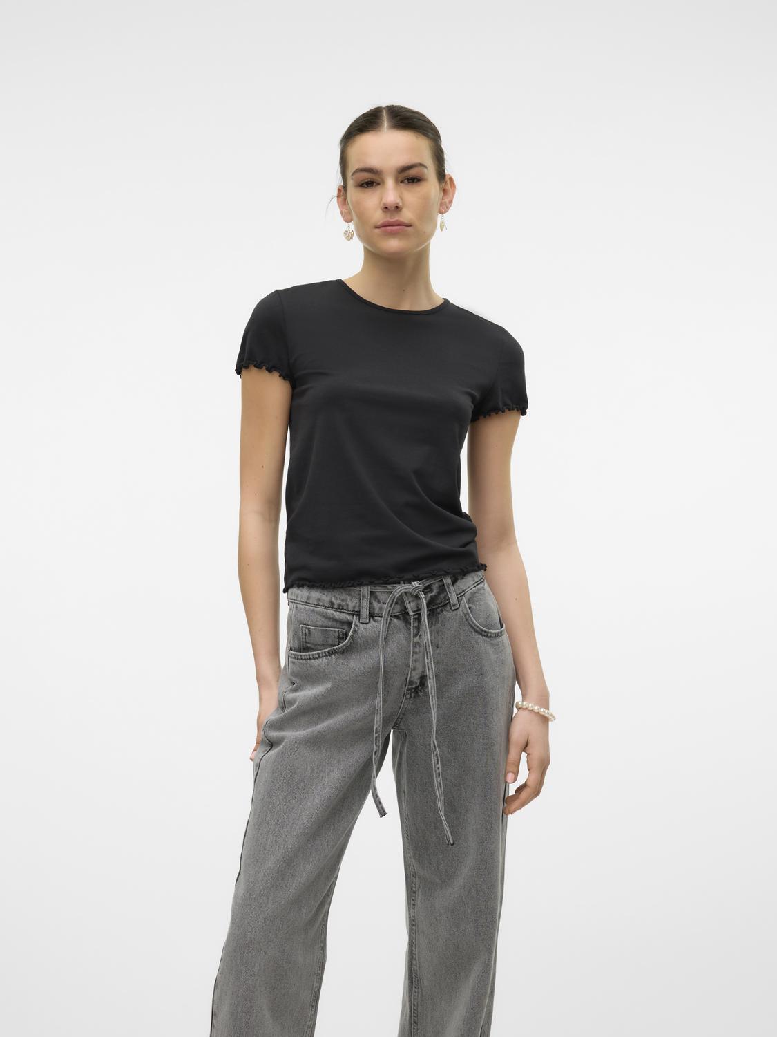 Vero Moda Kurzarmshirt »VMBARBARA SS SHORT ONECK TOP JRS GA NOOS« Vero Moda Kurzarmshirt »VMBARBARA SS SHORT ONECK TOP JRS GA NOOS« von Vero Moda