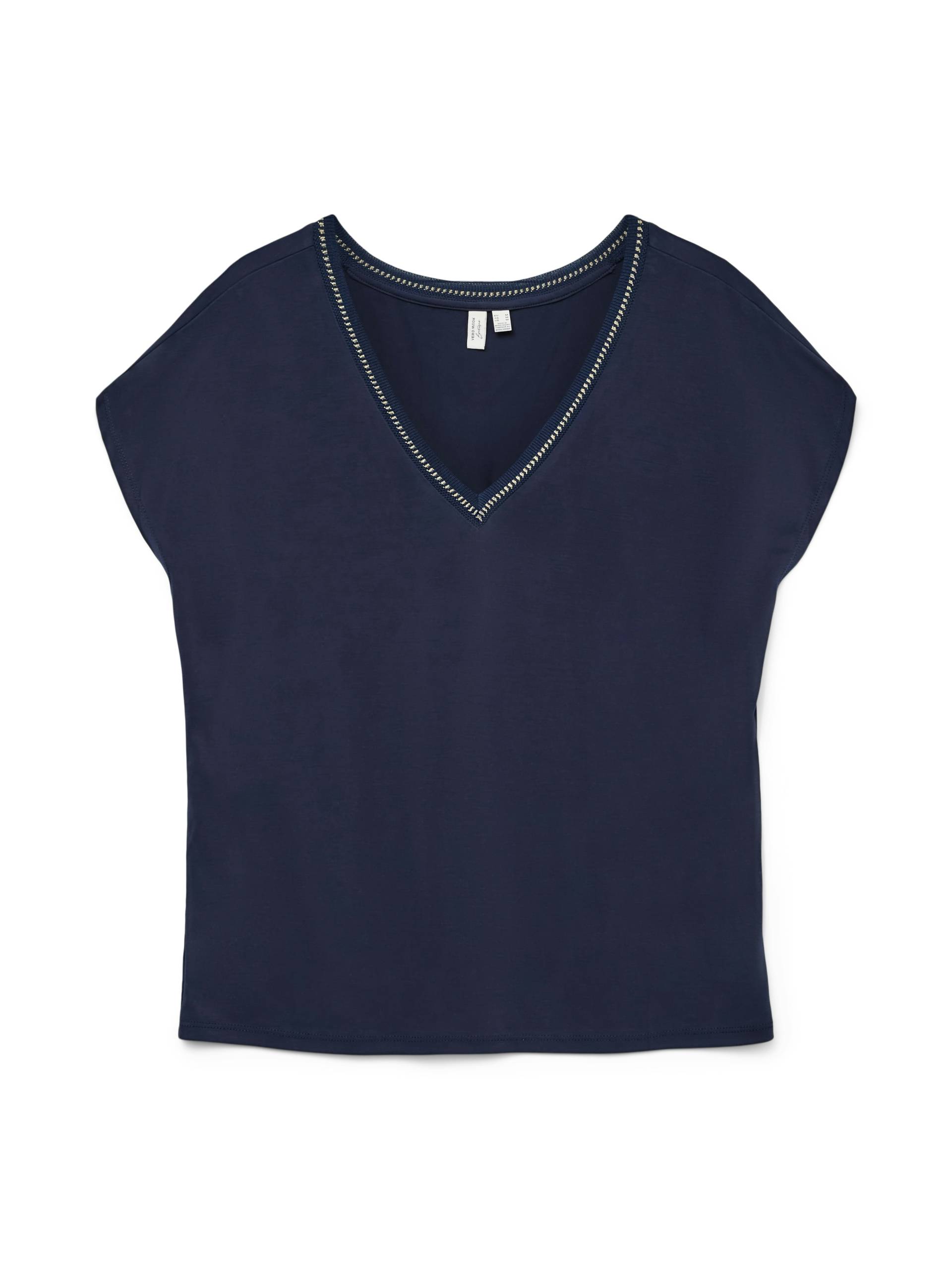 Vero Moda Kurzarmshirt »VMBATILA C/S V-NECK T-SHIRT JRS BTQ GA« von Vero Moda