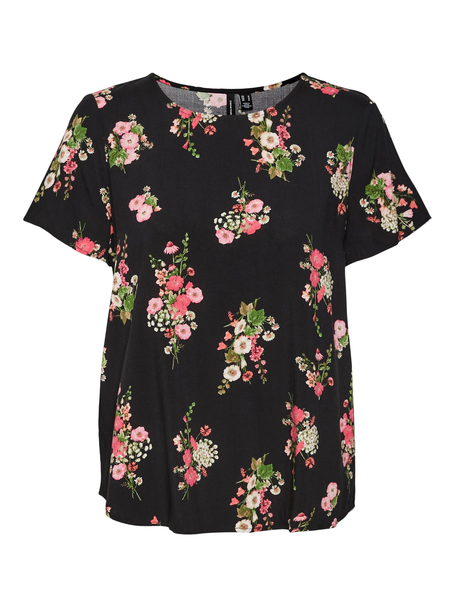 Vero Moda Kurzarmshirt »VMEASY JOY S/S TOP WVN GA« von Vero Moda