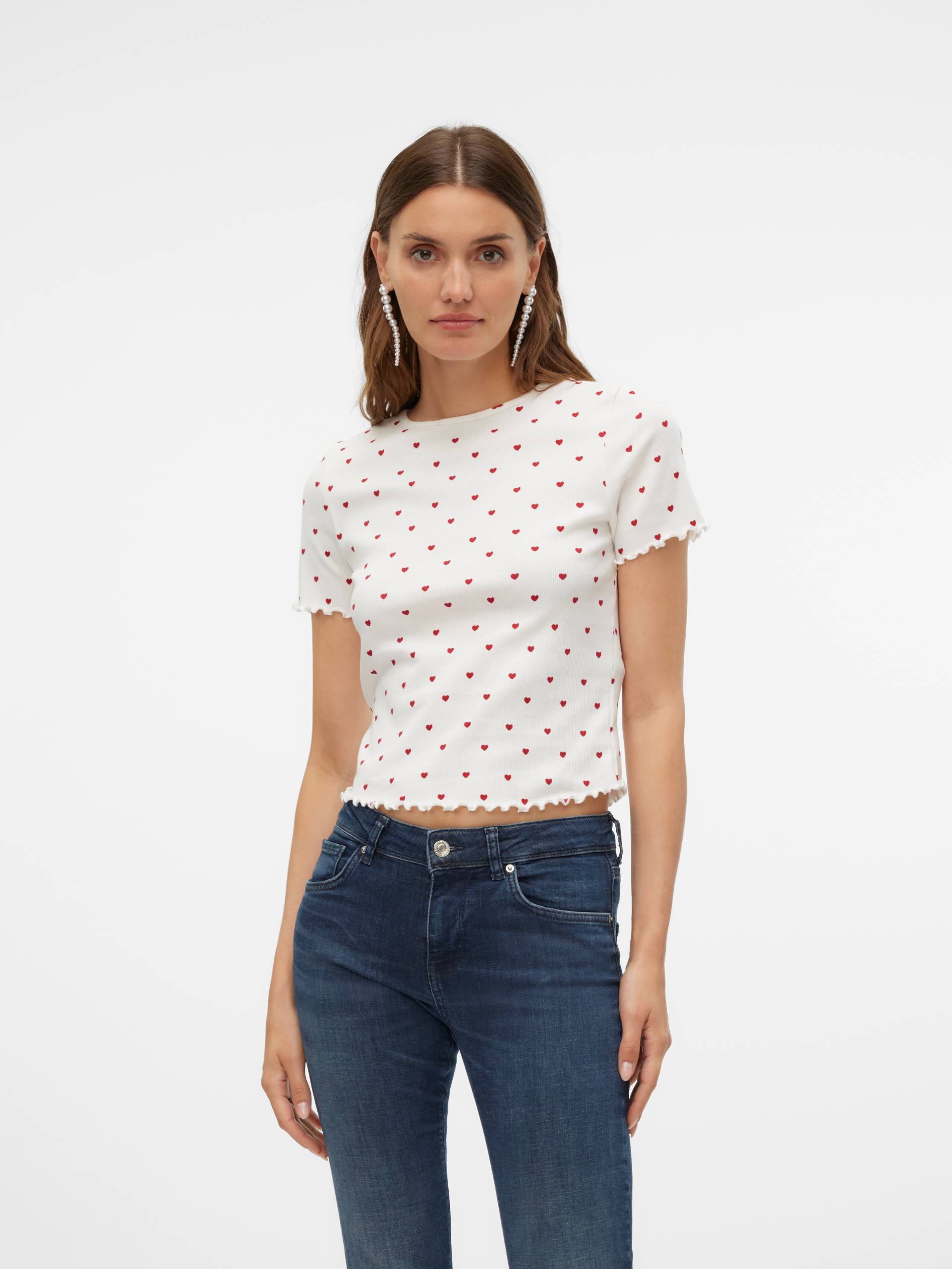 Vero Moda Kurzarmshirt »VMHARRY SS O-NECK TOP JRS NOOS« Vero Moda Kurzarmshirt »VMHARRY SS O-NECK TOP JRS NOOS« von Vero Moda