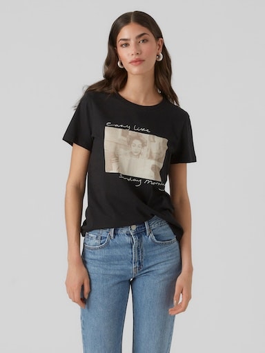 Vero Moda Kurzarmshirt »VMOAFRANCIS SS TOP BOX JRS« von Vero Moda