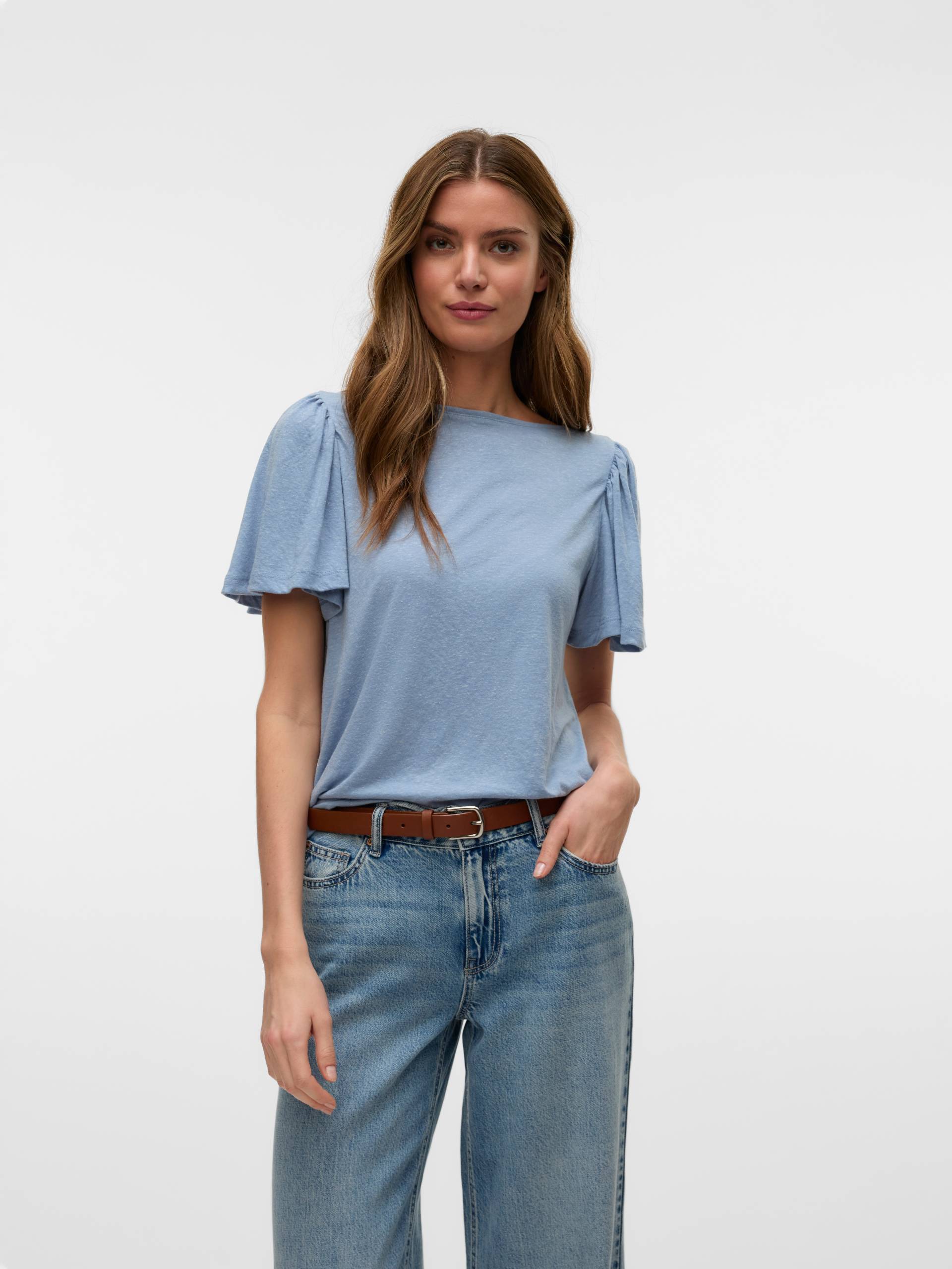 Vero Moda Kurzarmshirt »VMPALOMA ONELLA SS BOATNECK TOP VMA NOOS« von Vero Moda