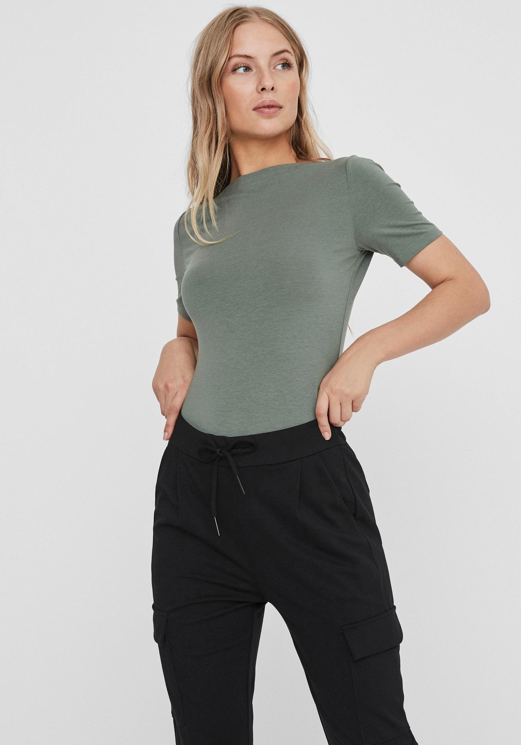 Vero Moda Kurzarmshirt »VMPANDA MODAL S/S TOP NOOS« von Vero Moda