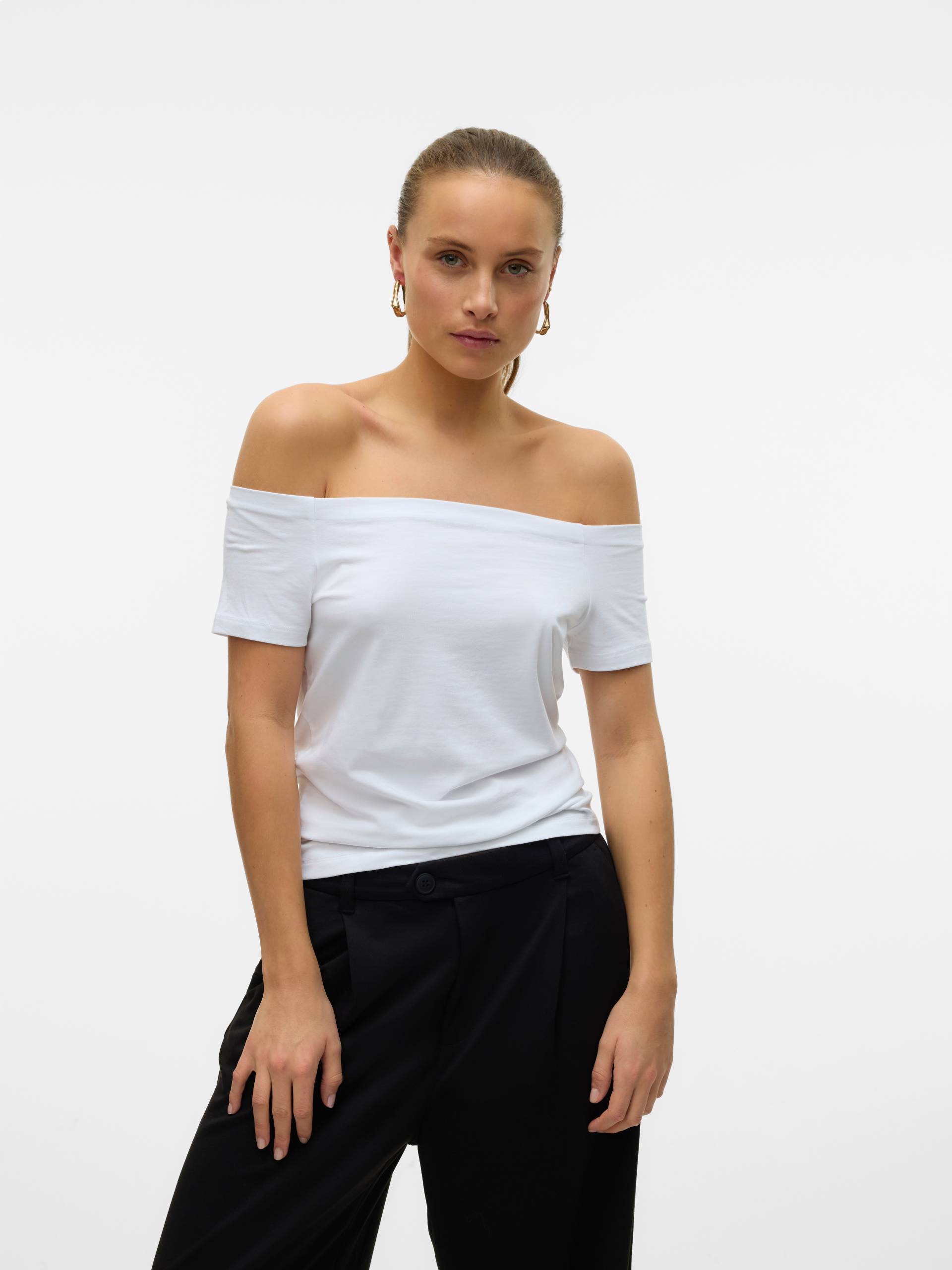 Vero Moda Kurzarmshirt »VMPANDA OFF-SHOULDER TOP JRS GA NOOS« Vero Moda Kurzarmshirt »VMPANDA OFF-SHOULDER TOP JRS GA NOOS« von Vero Moda