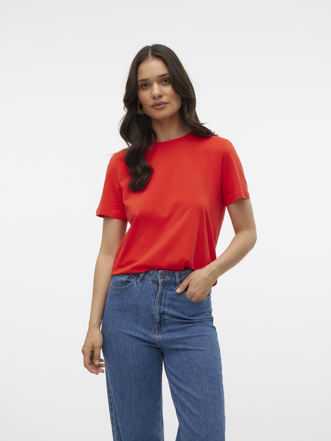 Vero Moda Kurzarmshirt »VMPAULINA SS T-SHIRT GA JRS NOOS« von Vero Moda