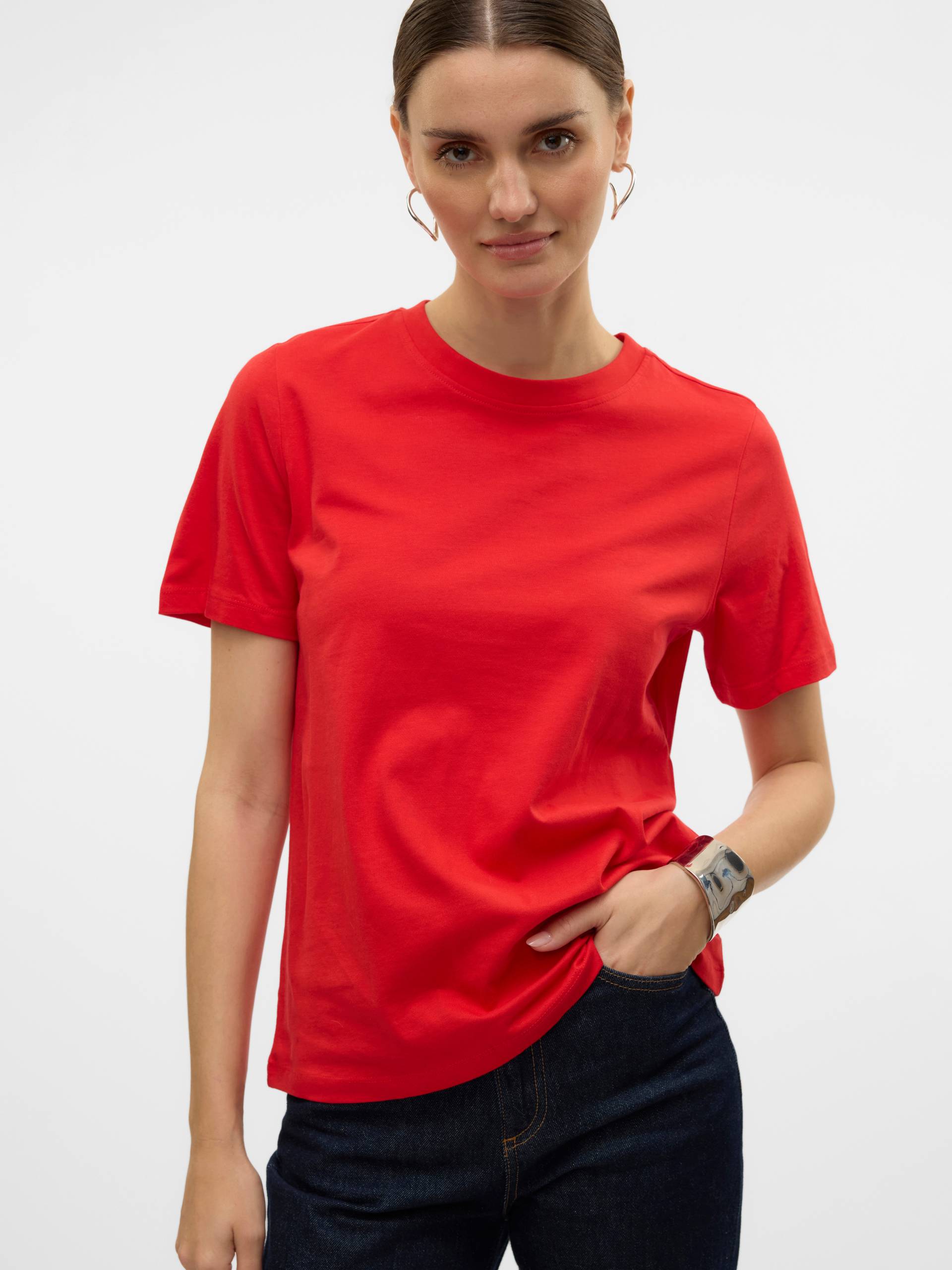 Vero Moda Kurzarmshirt »VMPAULINA SS T-SHIRT GA JRS NOOS« von Vero Moda