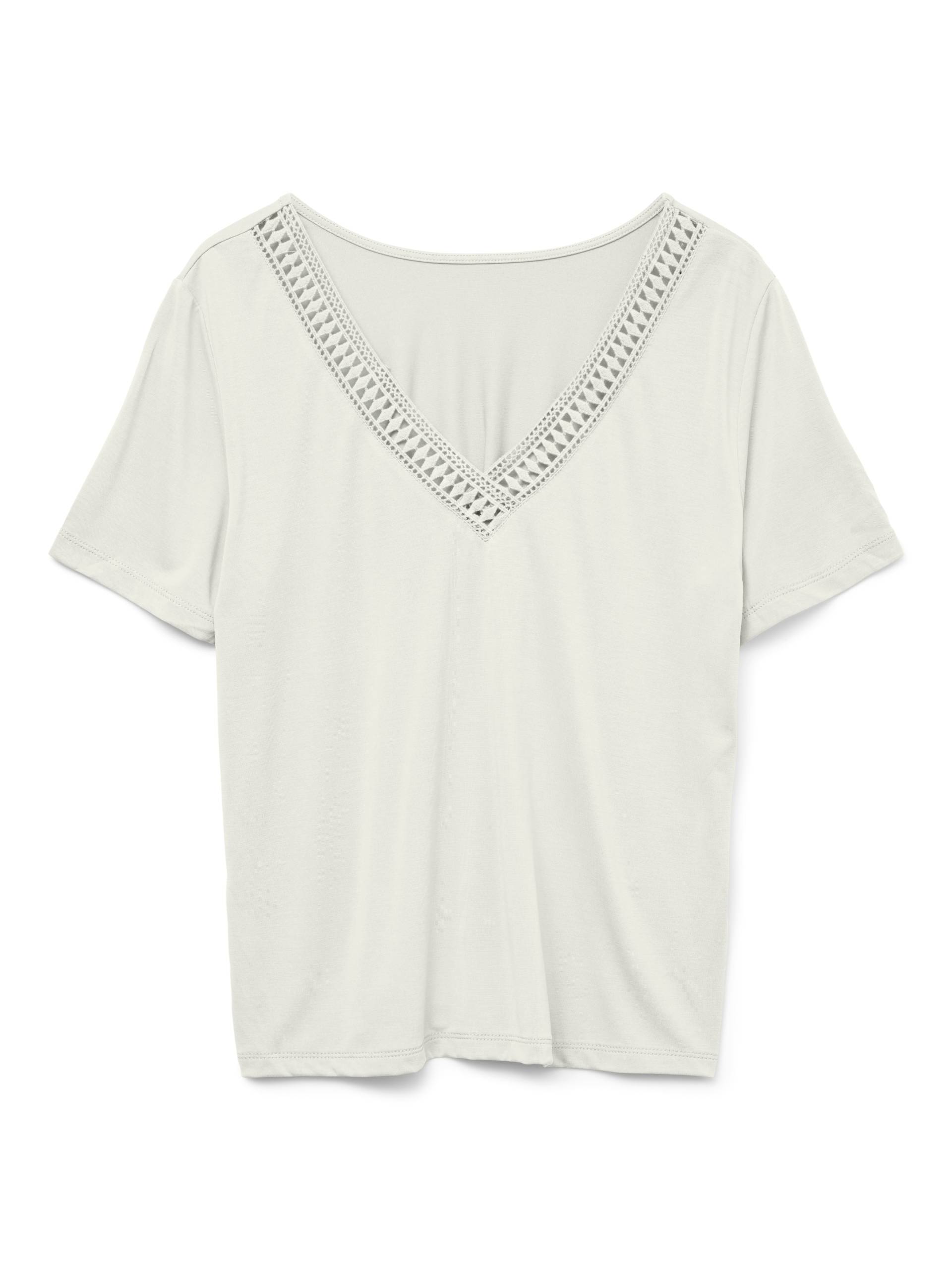 Vero Moda Kurzarmshirt »VMSAVANNAH LACE 2-WAY SS TOP JRS« Vero Moda Kurzarmshirt »VMSAVANNAH LACE 2-WAY SS TOP JRS« von Vero Moda