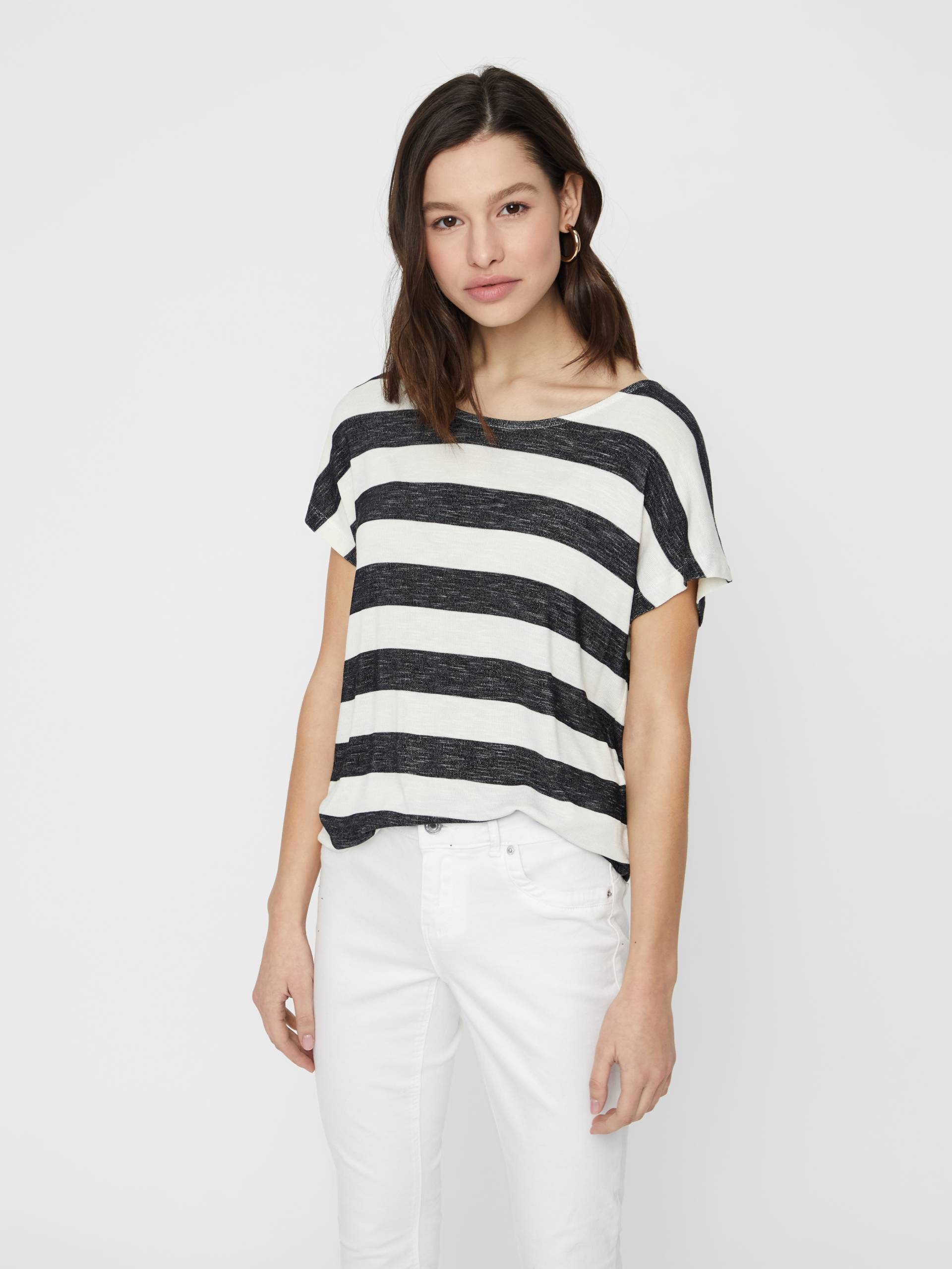 Vero Moda Kurzarmshirt »VMWIDE STRIPE SL TOP GA JRS NOOS« von Vero Moda