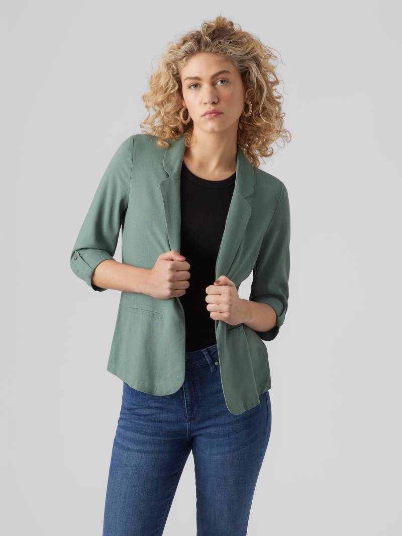 Vero Moda Kurzblazer »VMJESMILO 3/4 LOOSE BLAZER WVN GA NOOS«, mit Leinen von Vero Moda