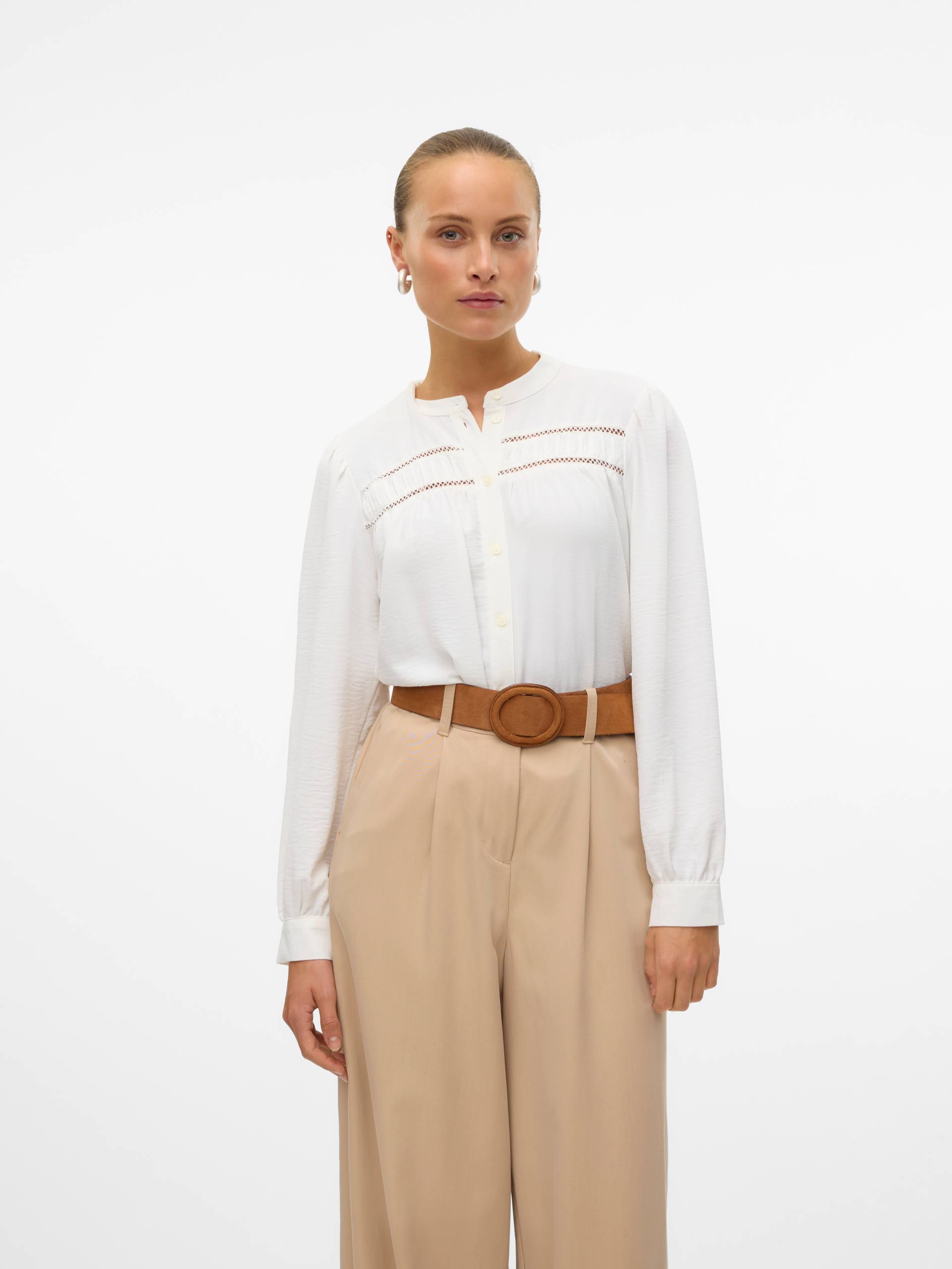 Vero Moda Langarmbluse »VMEMMA LS LACE SHIRT WVN GA NOOS« Vero Moda Langarmbluse »VMEMMA LS LACE SHIRT WVN GA NOOS« von Vero Moda