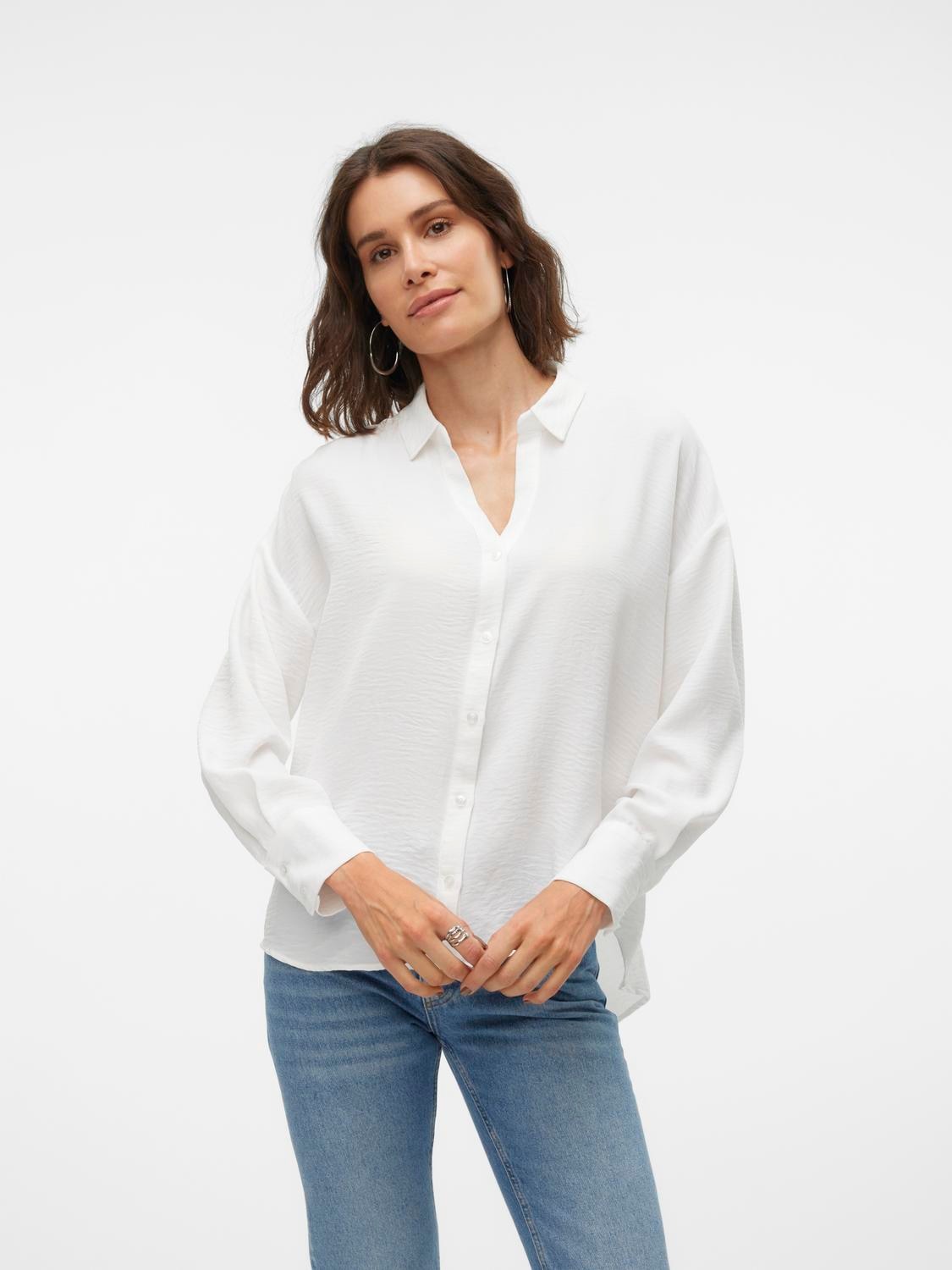 Vero Moda Langarmbluse »VMMELANEY QUEENY LS SHIRT WVN NOOS« von Vero Moda