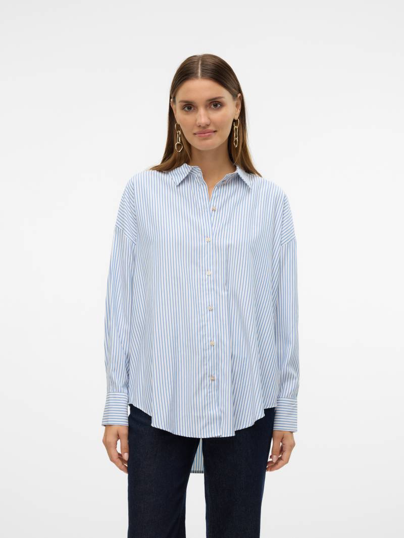 Vero Moda Langarmbluse »VMNORA LS OVERSIZE SHIRT WVN GA NOOS« von Vero Moda