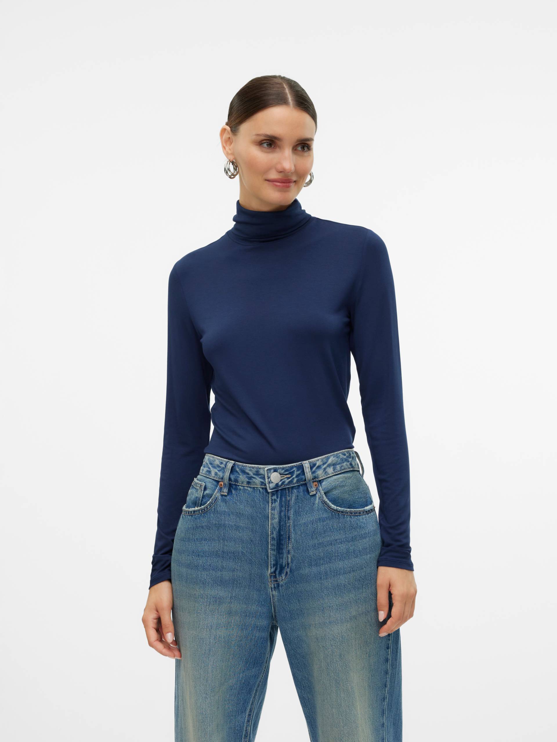 Vero Moda Langarmshirt »VMALBERTE LS ROLLNECK TOP JRS NOOS« von Vero Moda