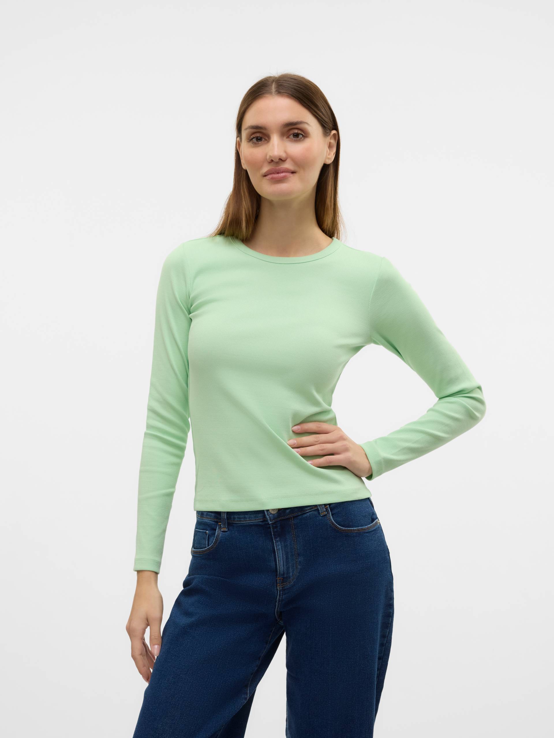 Vero Moda Langarmshirt »VMCHLOE LS SHORT TOP JRS NOOS« Vero Moda Langarmshirt »VMCHLOE LS SHORT TOP JRS NOOS« von Vero Moda