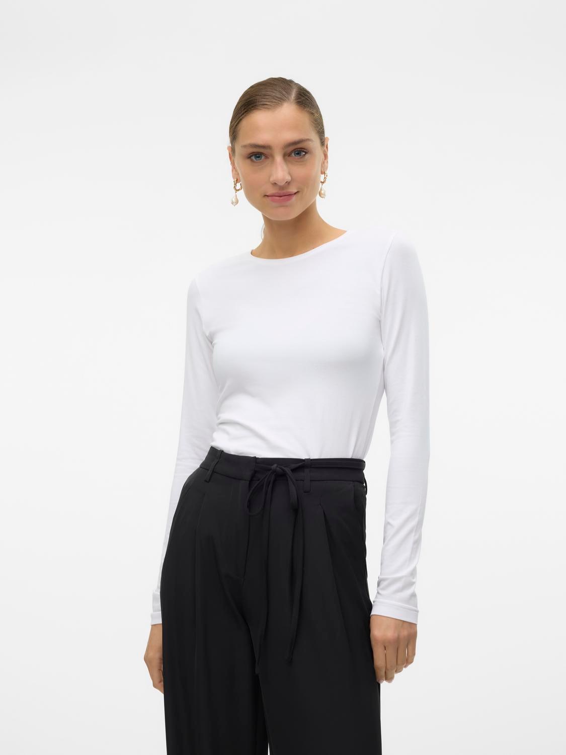 Vero Moda Langarmshirt »VMLULU LS O-NECK TOP JRS GA NOOS« von Vero Moda