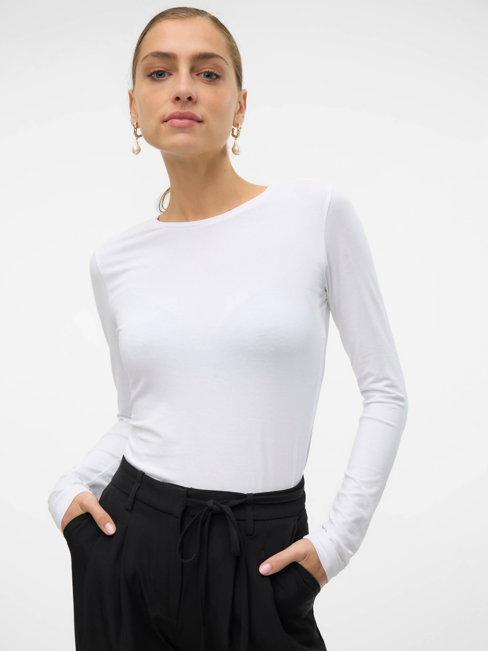 Vero Moda Langarmshirt »VMLULU LS O-NECK TOP JRS GA NOOS« von Vero Moda