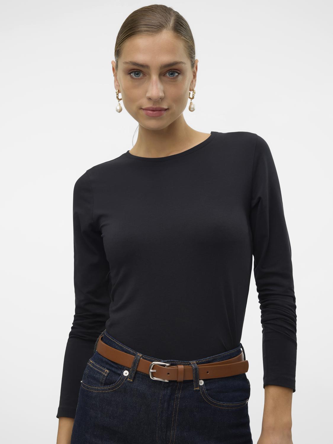 Vero Moda Langarmshirt »VMLULU LS O-NECK TOP JRS GA NOOS« von Vero Moda